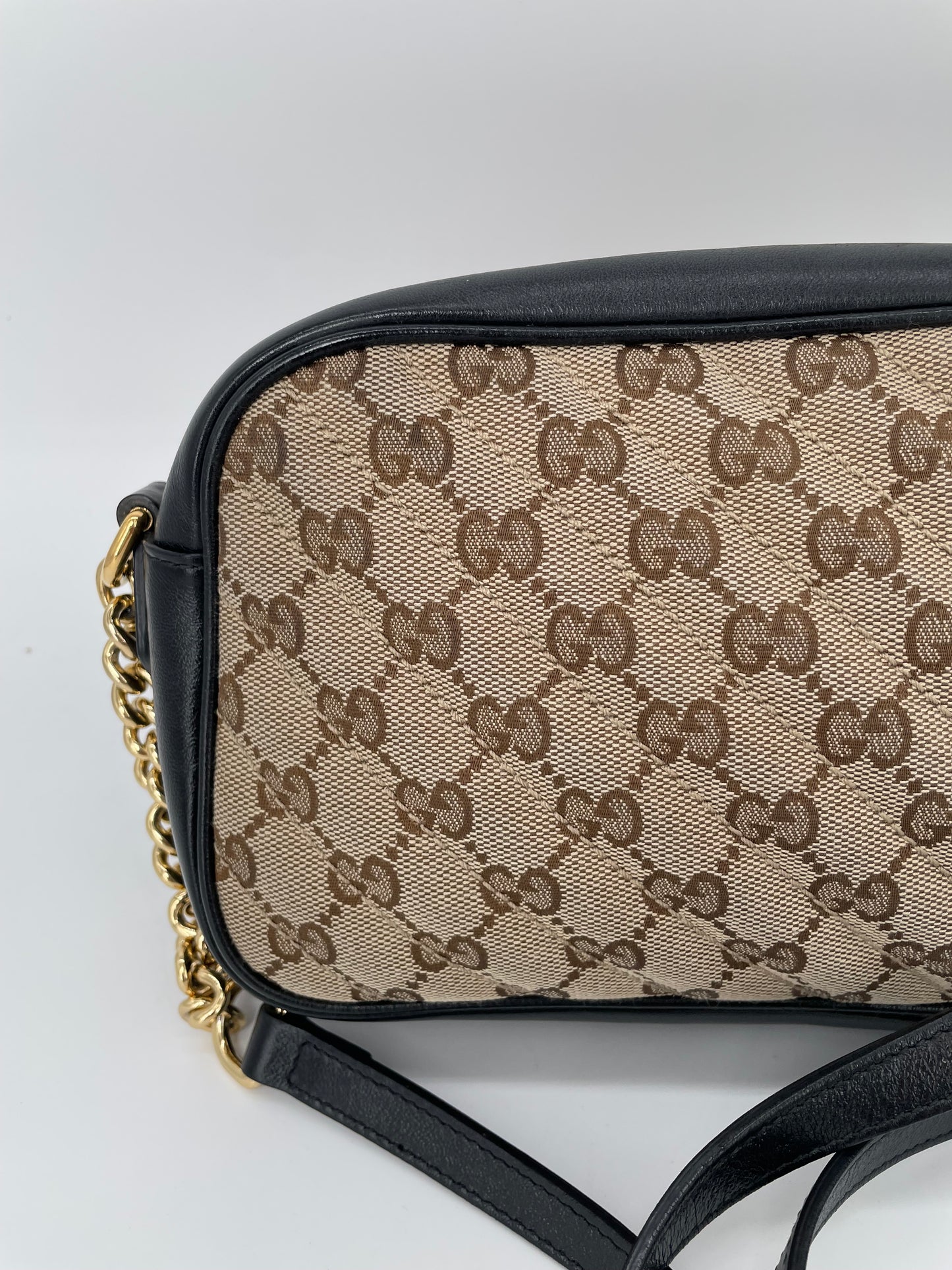Preloved Gucci Matelasse Diagonal GG Marmont Bag, Small