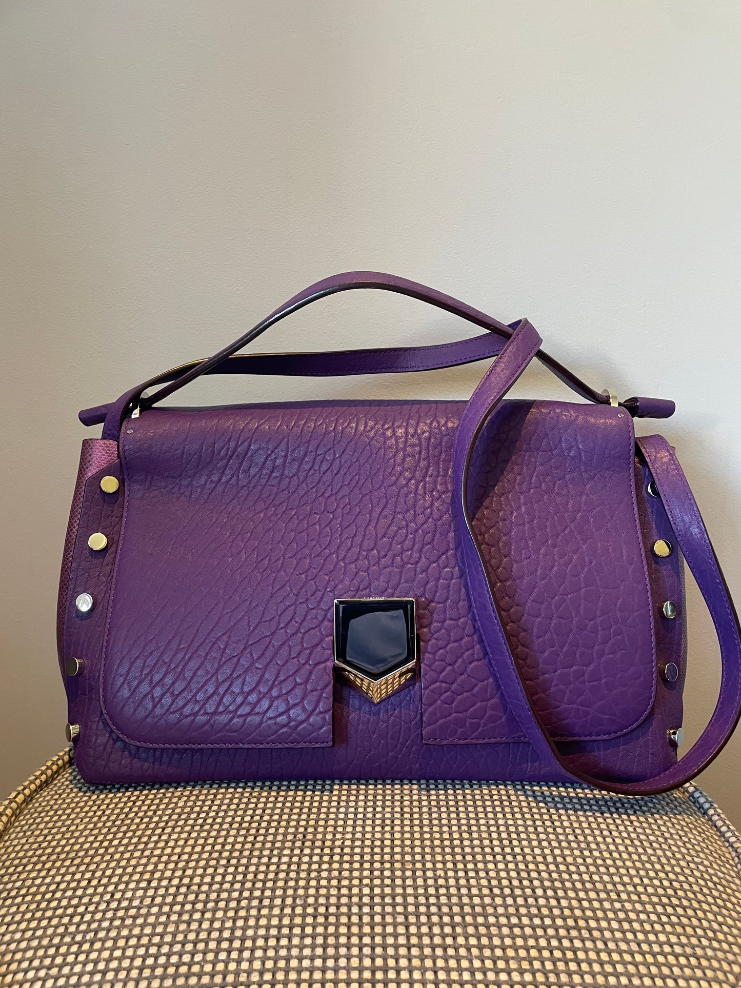 Preloved Jimmy Choo Lockett Shoulder Bag