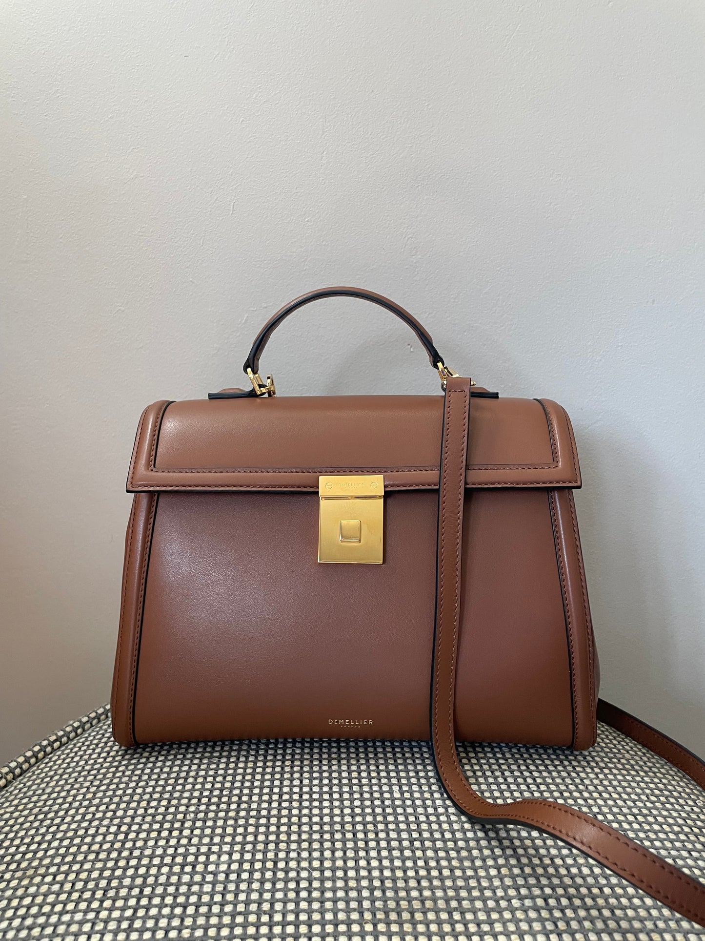 Preloved DeMellier Paris Top Handle Satchel Bag, Midi