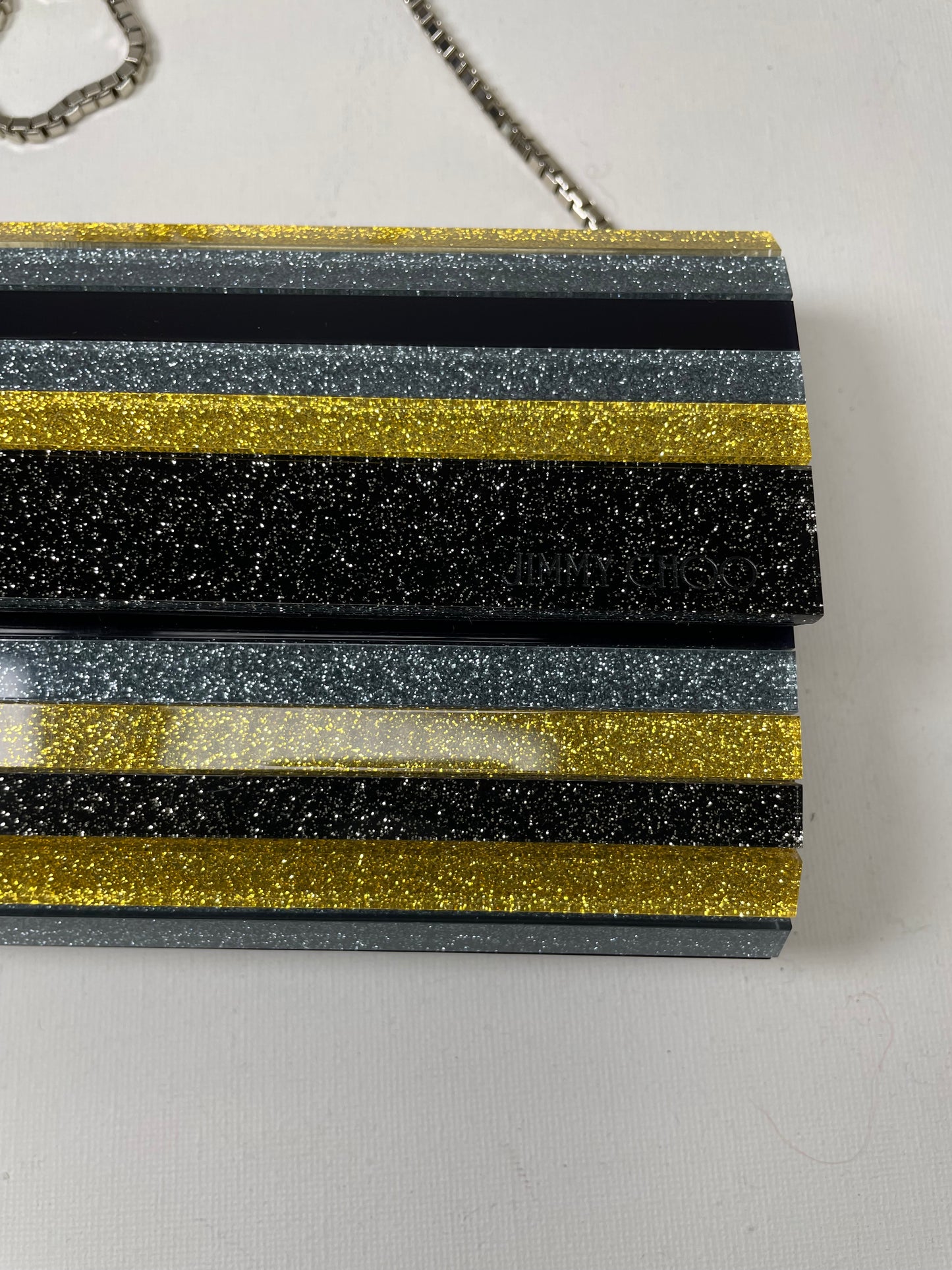 Preloved Jimmy Choo Sweetie clutch bag
