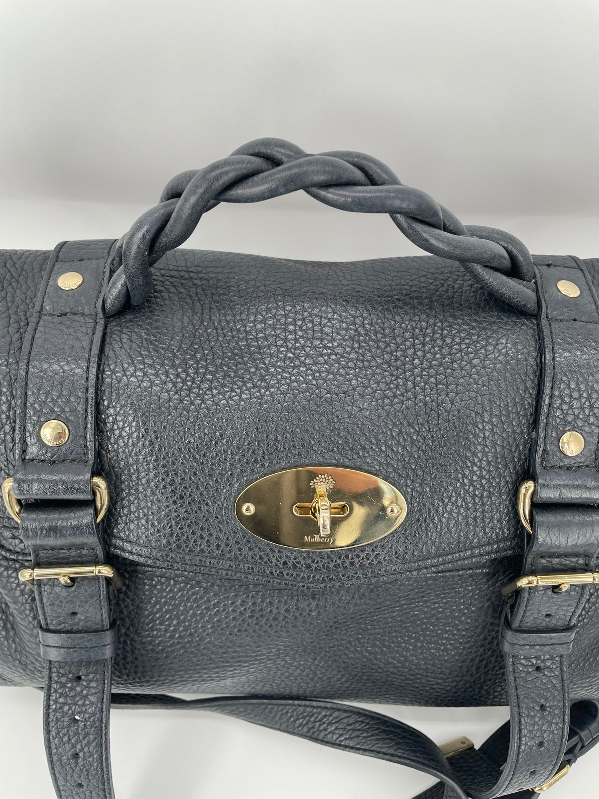 Preloved Mulberry Alexa Satchel Bag, Medium