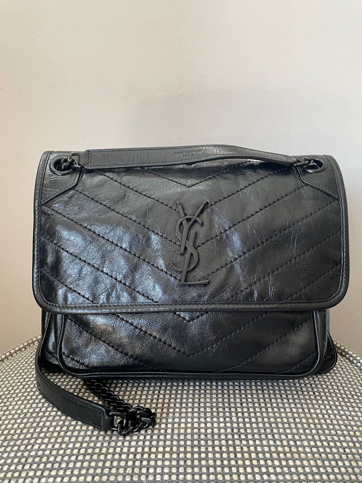 Preloved Saint Laurent Niki Shoulder Bag, Medium