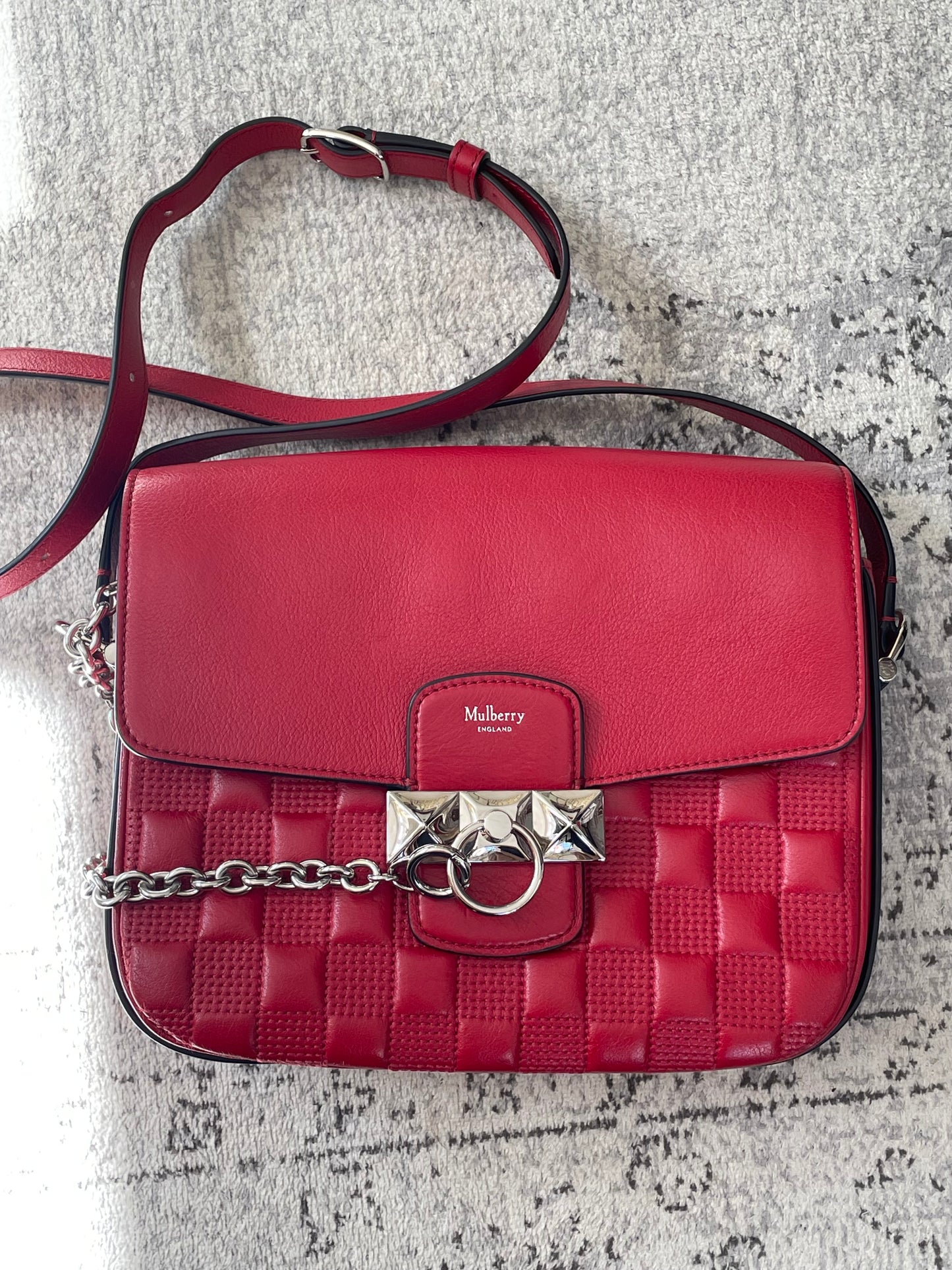 Preloved Mulberry Keeley Satchel Shoulder Bag