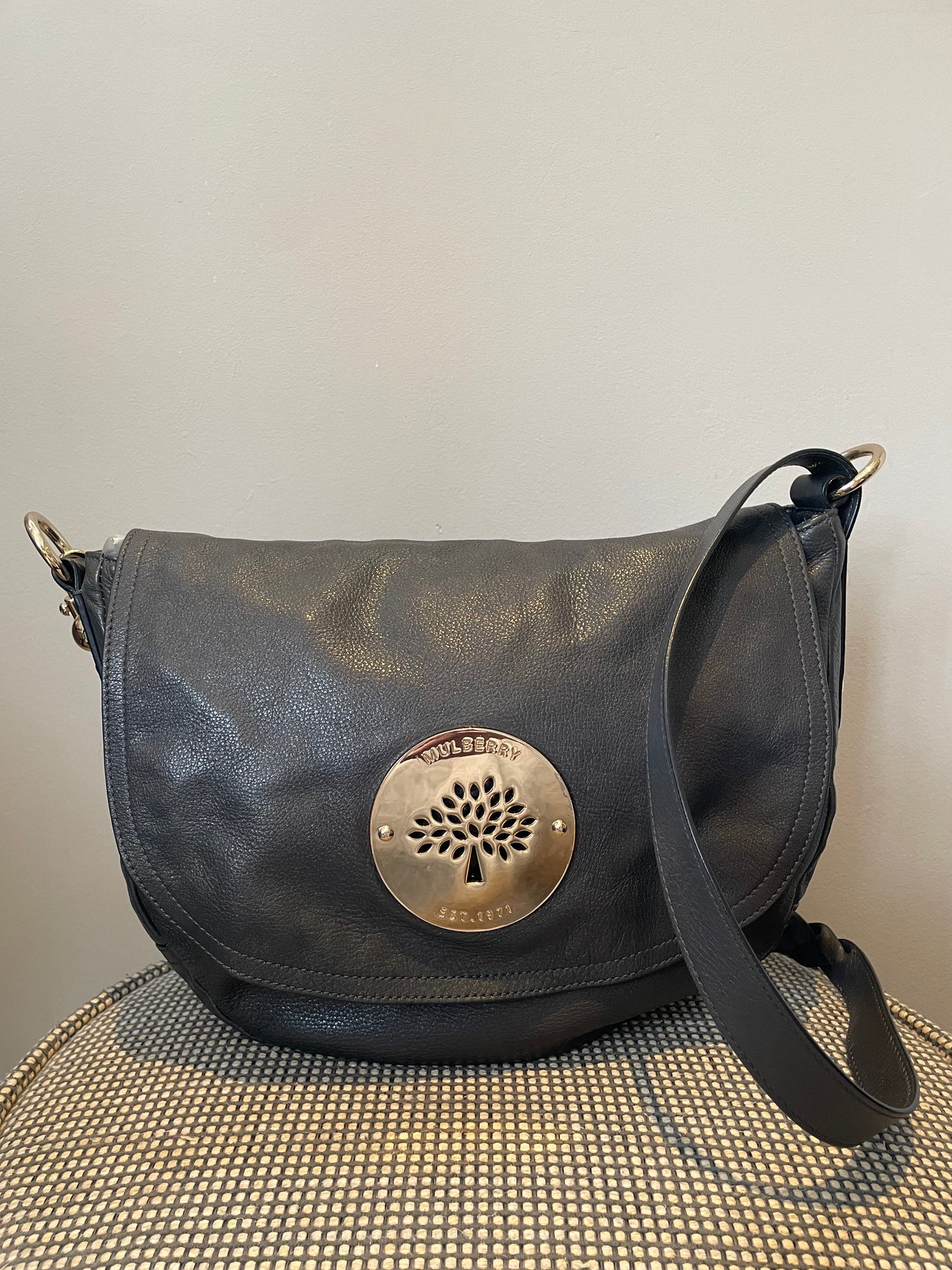 Preloved Mulberry Daria Satchel Shoulder Bag, Medium