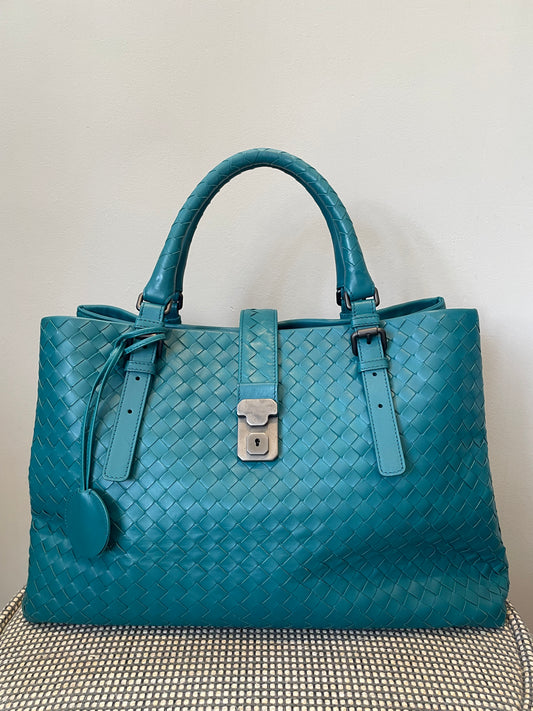 Preloved Bottega Veneta Roma Tote Bag, Large