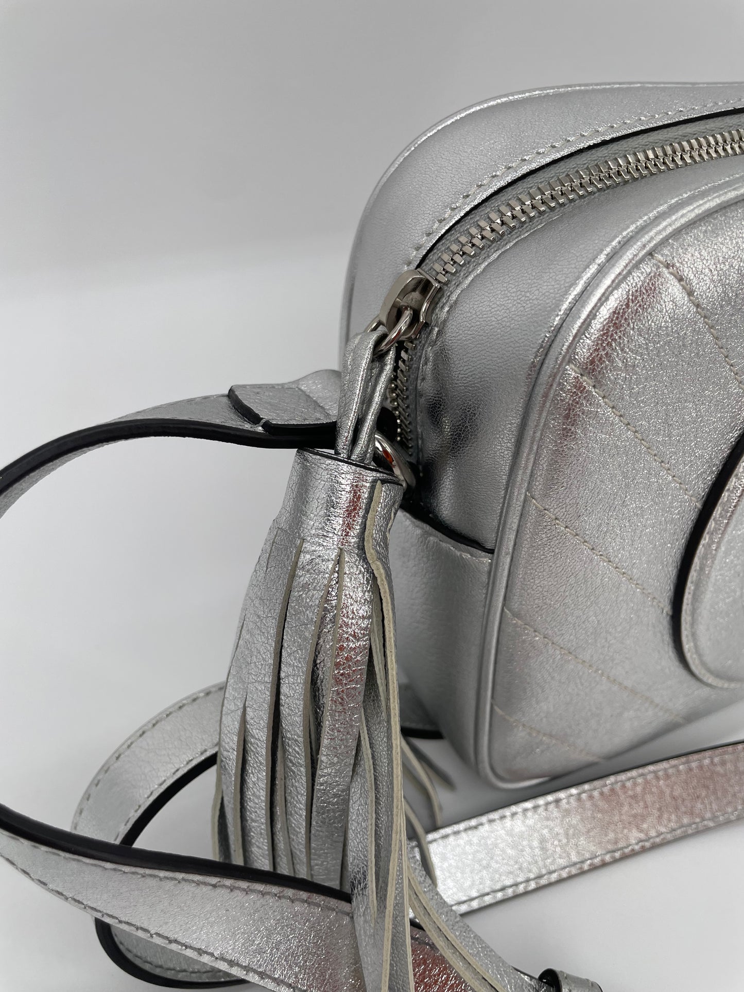 Preloved Gucci Blonde Crossbody Bag, Small