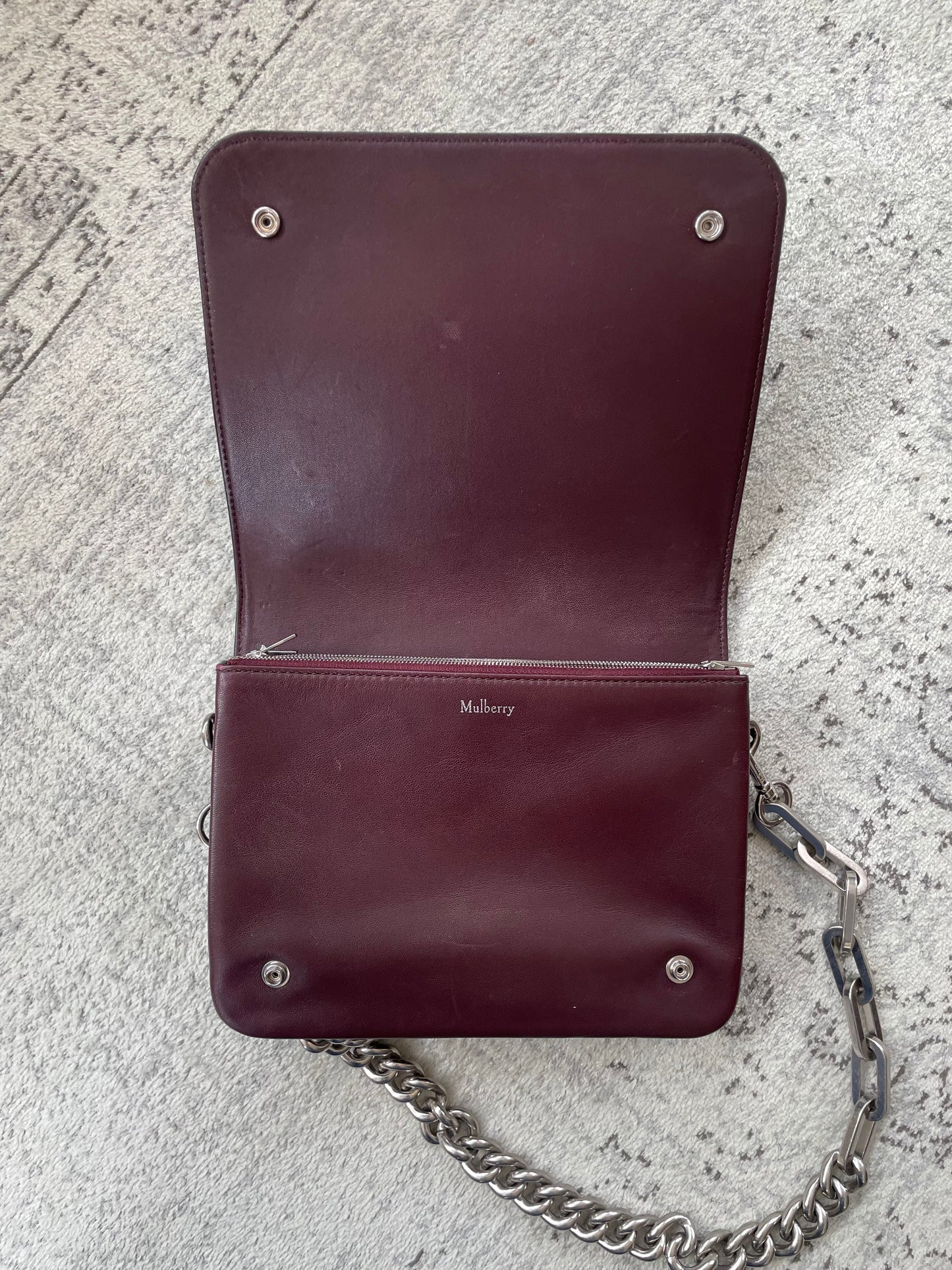 Preloved Mulberry Clifton Shoulder Bag/Clutch