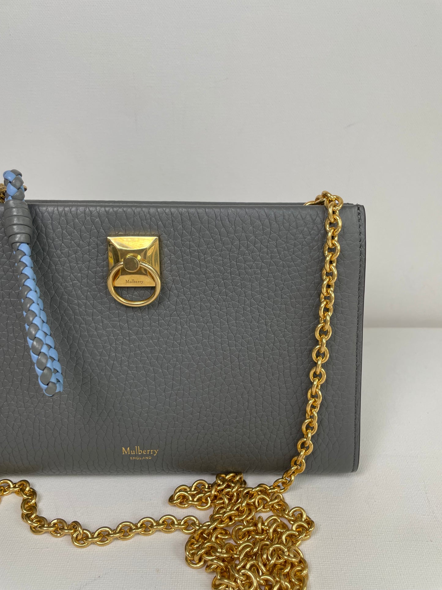 Preloved Mulberry Iris Wallet On Chain