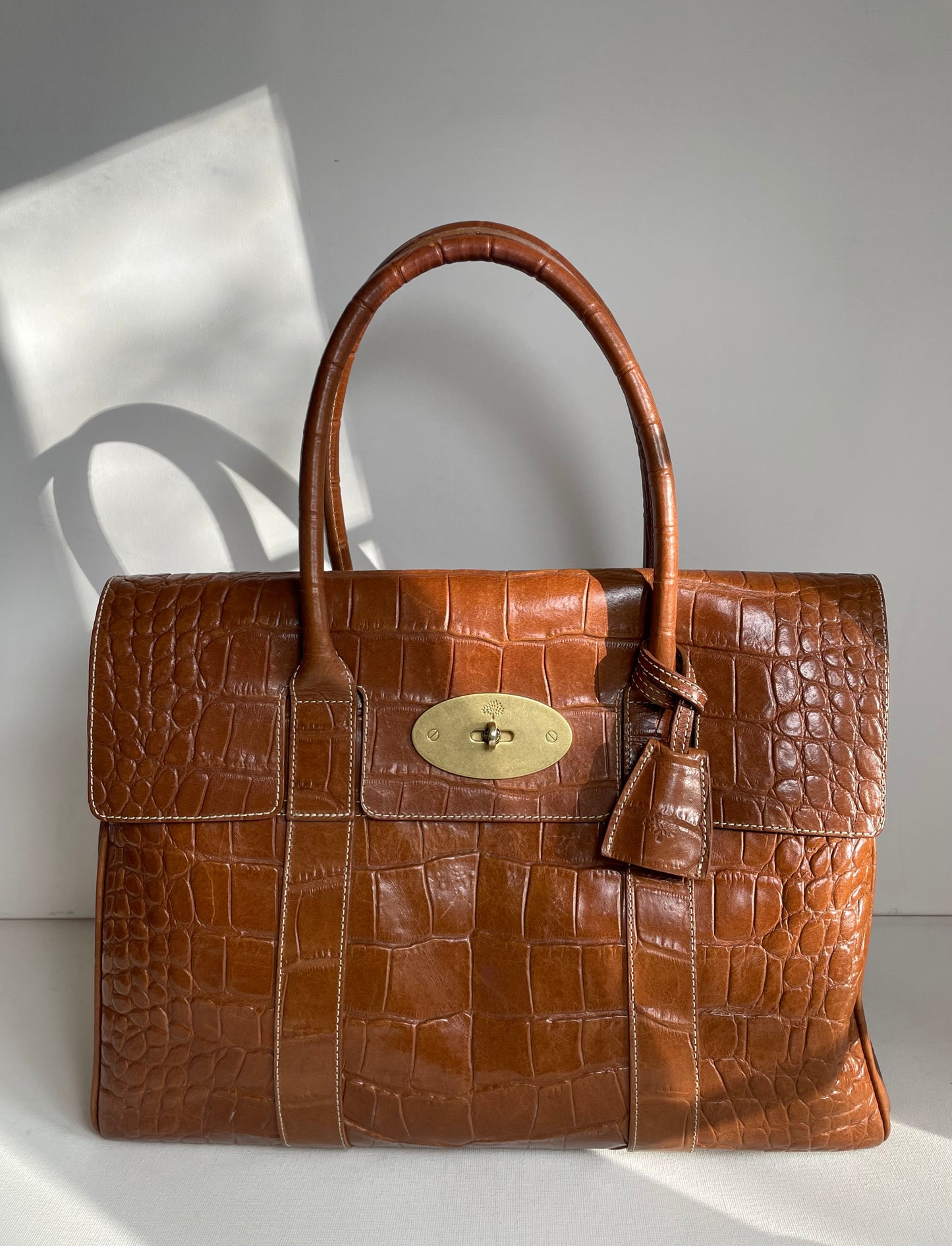 Preloved Mulberry Classic Bayswater Tote Bag, Large