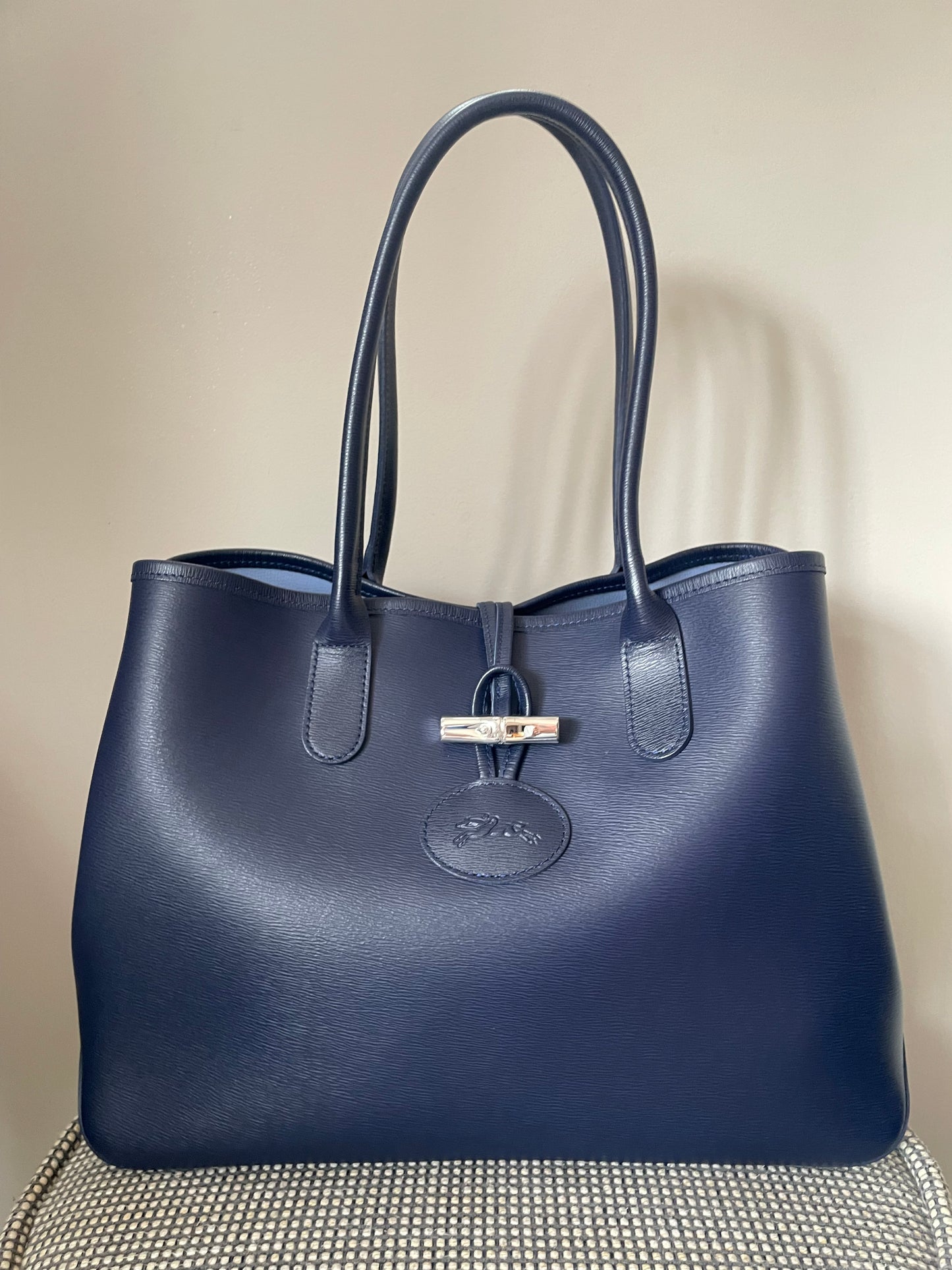 Preloved Longchamp Roseau Shopping Tote