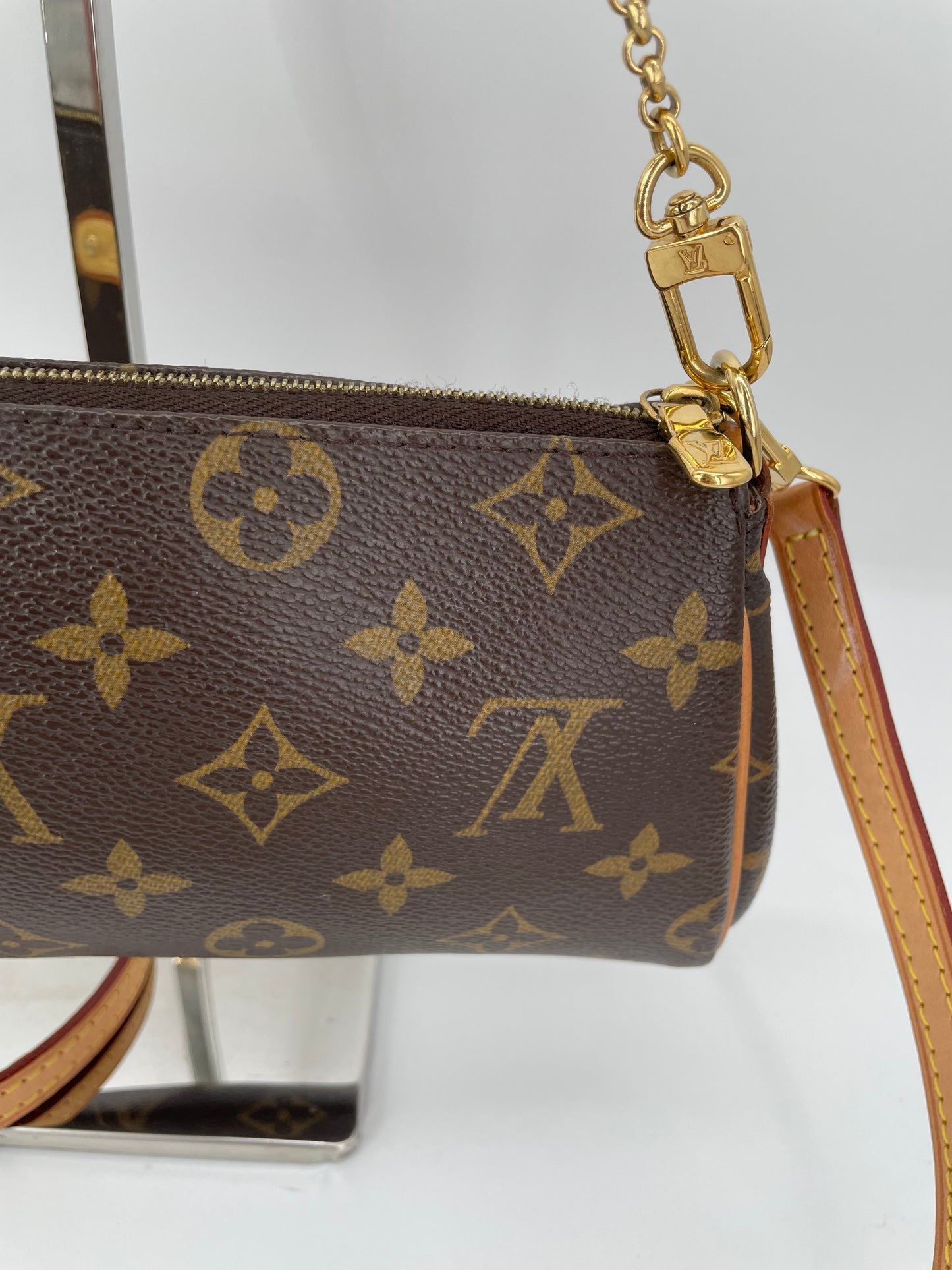 Preloved Louis Vuitton Monogram Canvas Eva Clutch/Crossbody Bag