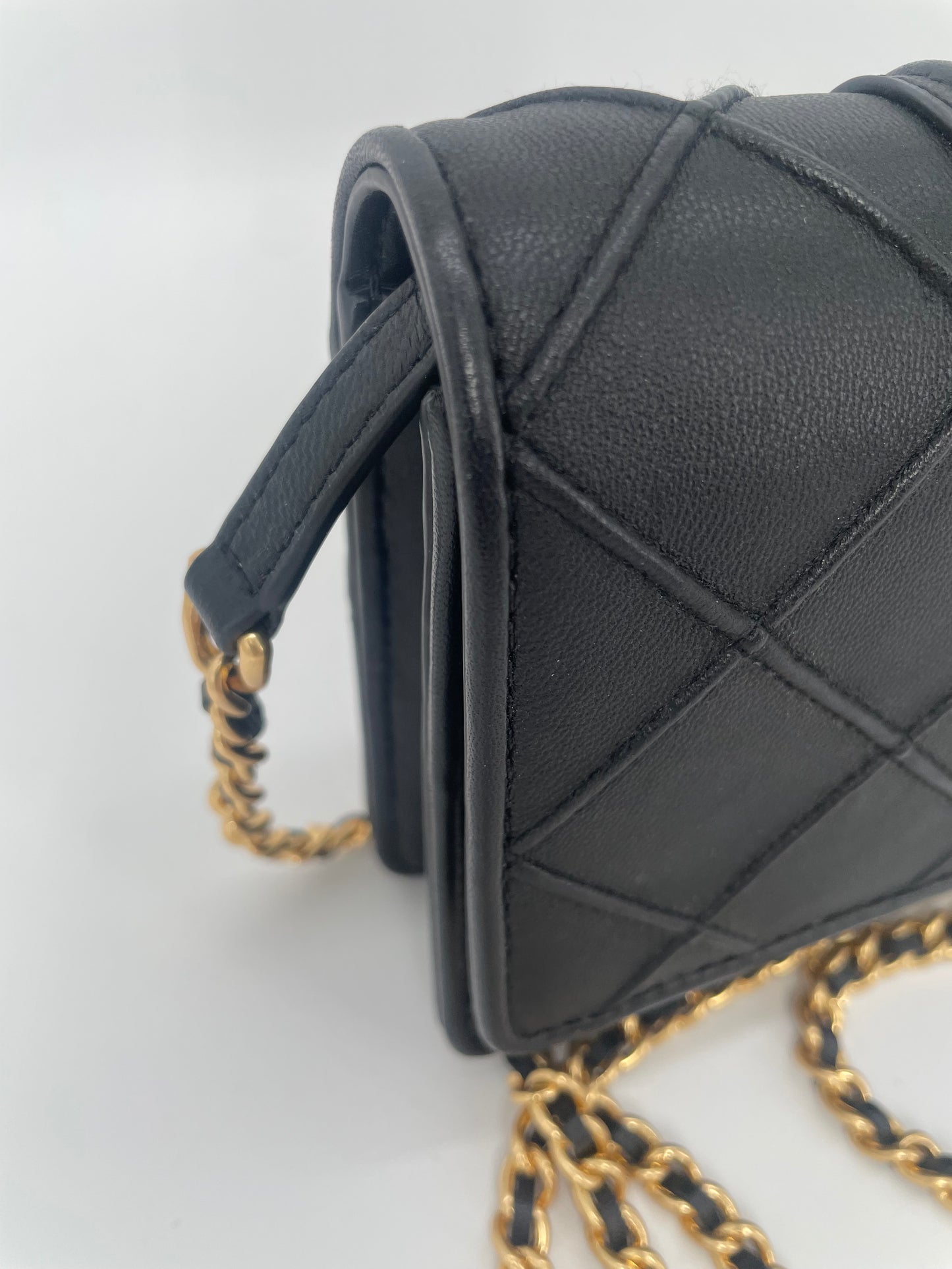 Preloved Tory Burch Fleming Soft Chain Wallet