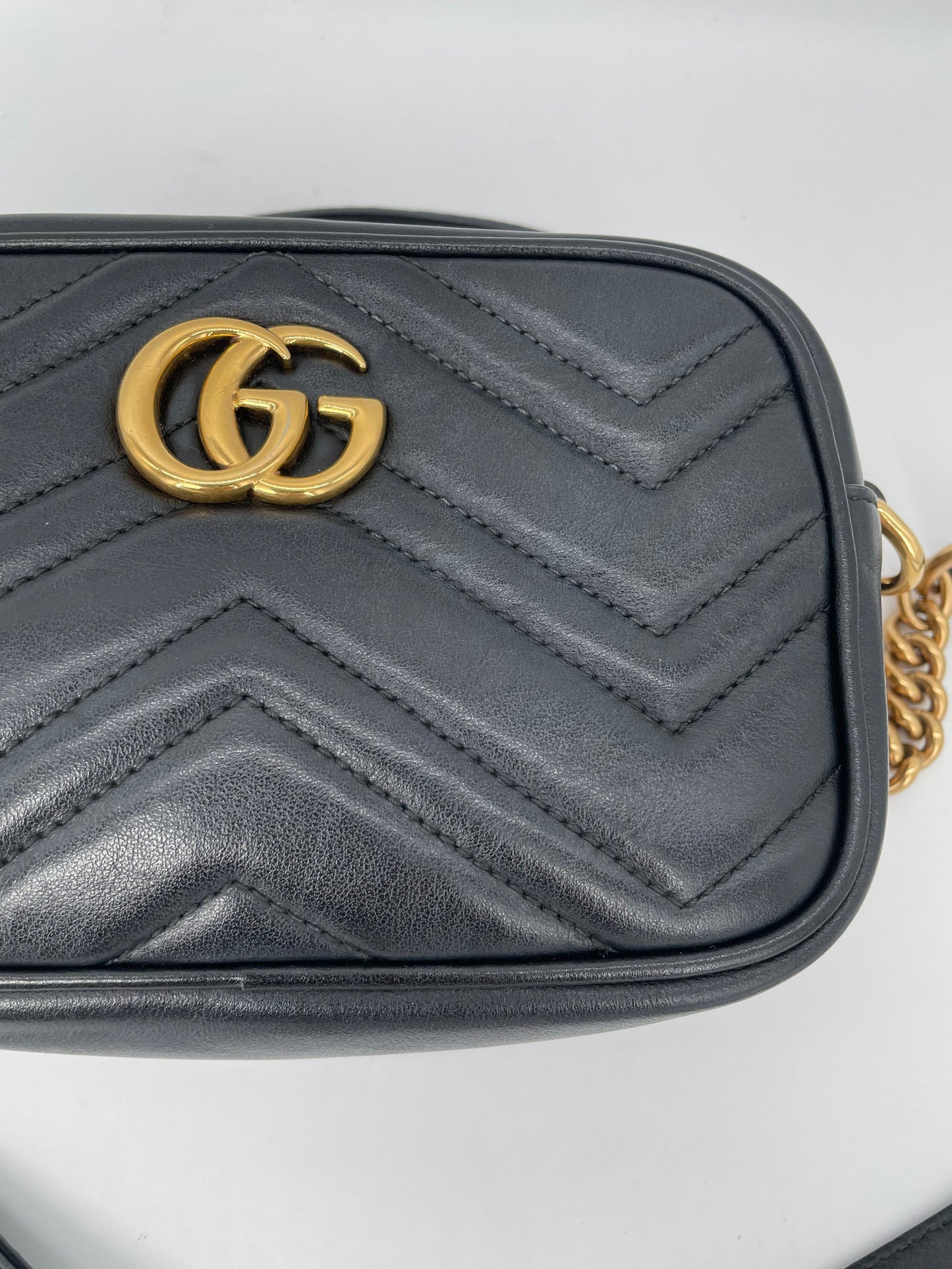 Preloved Gucci Marmont Crossbody Camera Bag, Mini