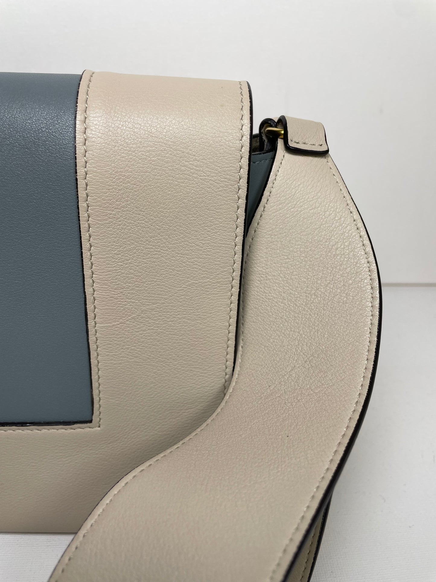 Preloved Celine Frame Shoulder Bag, Medium