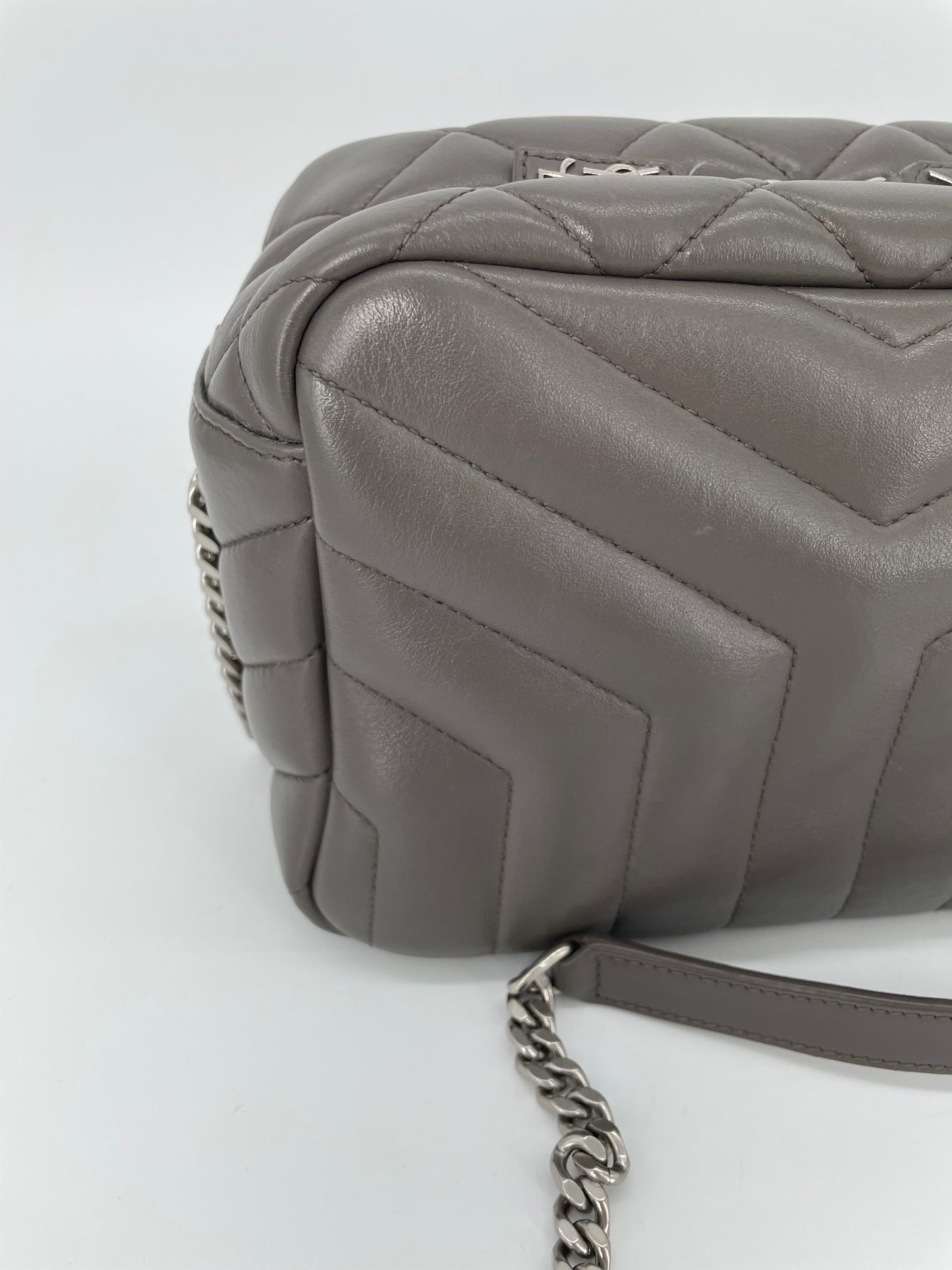 Preloved Saint Laurent Loulou Bowling Bag, Small