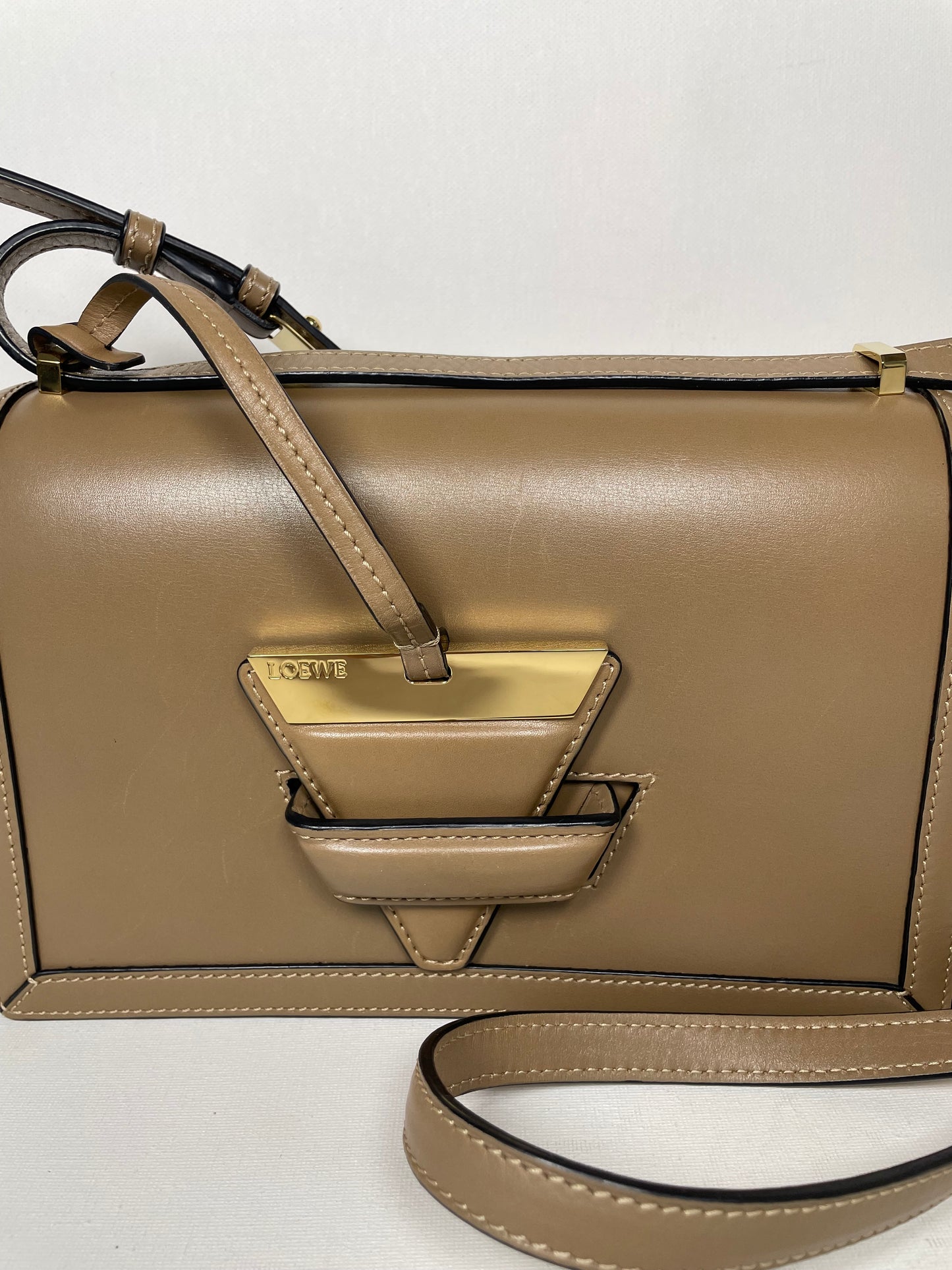 Preloved Loewe Barcelona Crossbody Bag, Medium