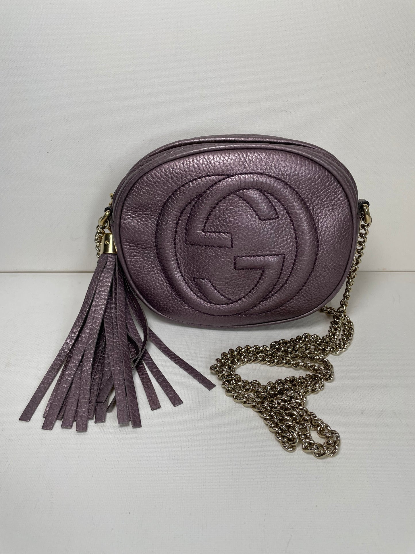 Preloved Gucci Soho Chain Crossbody Bag, Mini