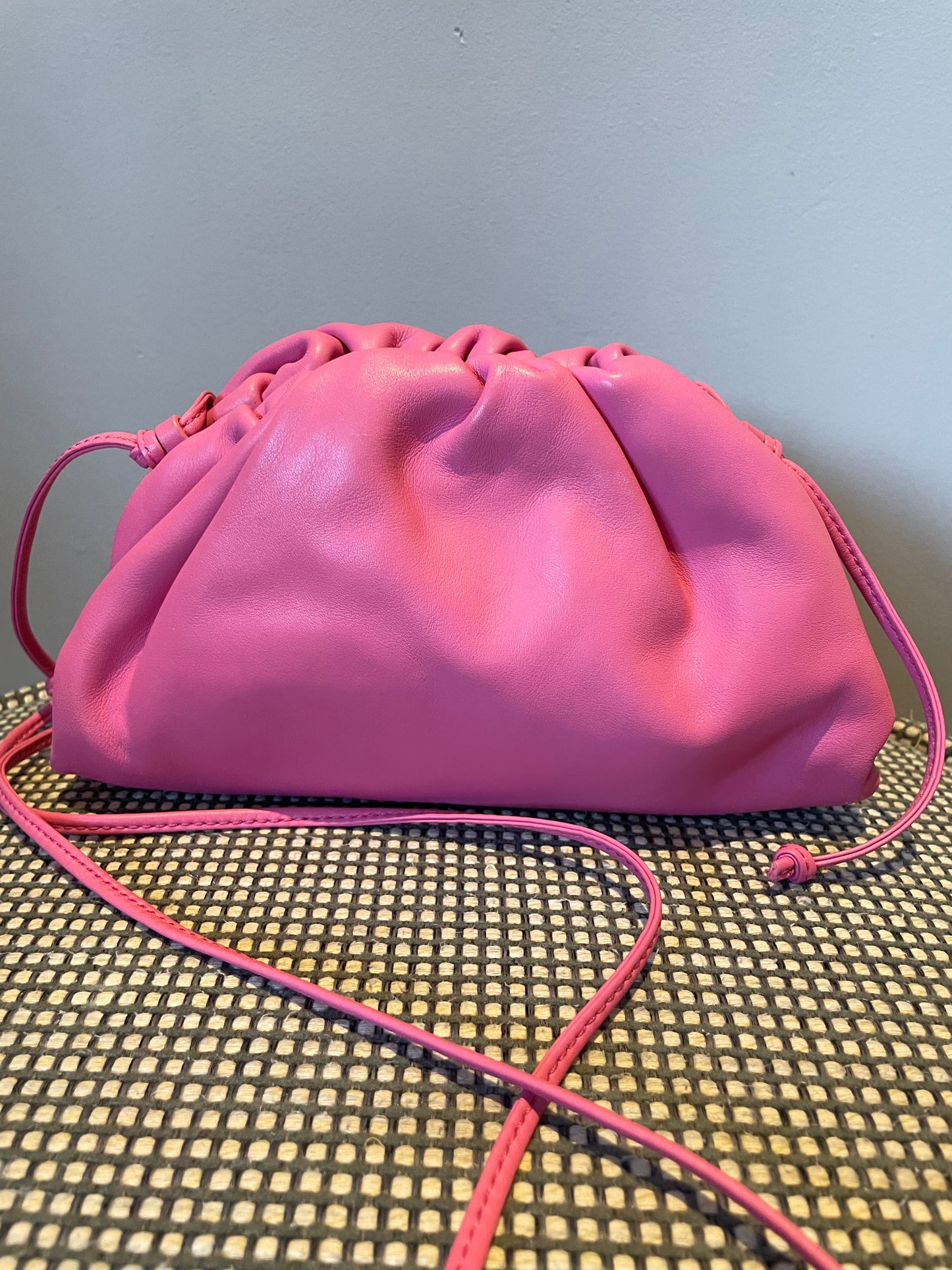 Preloved Bottega Veneta Pouch With Shoulder Strap, Mini