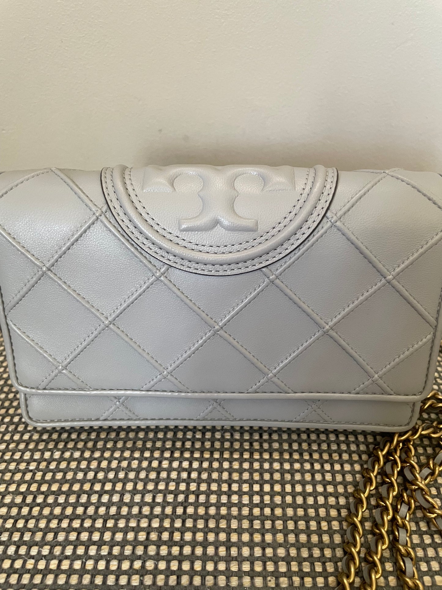Preloved Tory Burch Fleming Soft Chain Wallet