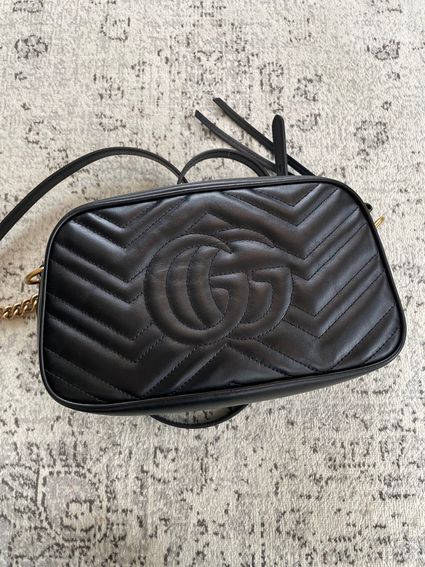 Preloved Gucci Marmont Shoulder Bag, Small