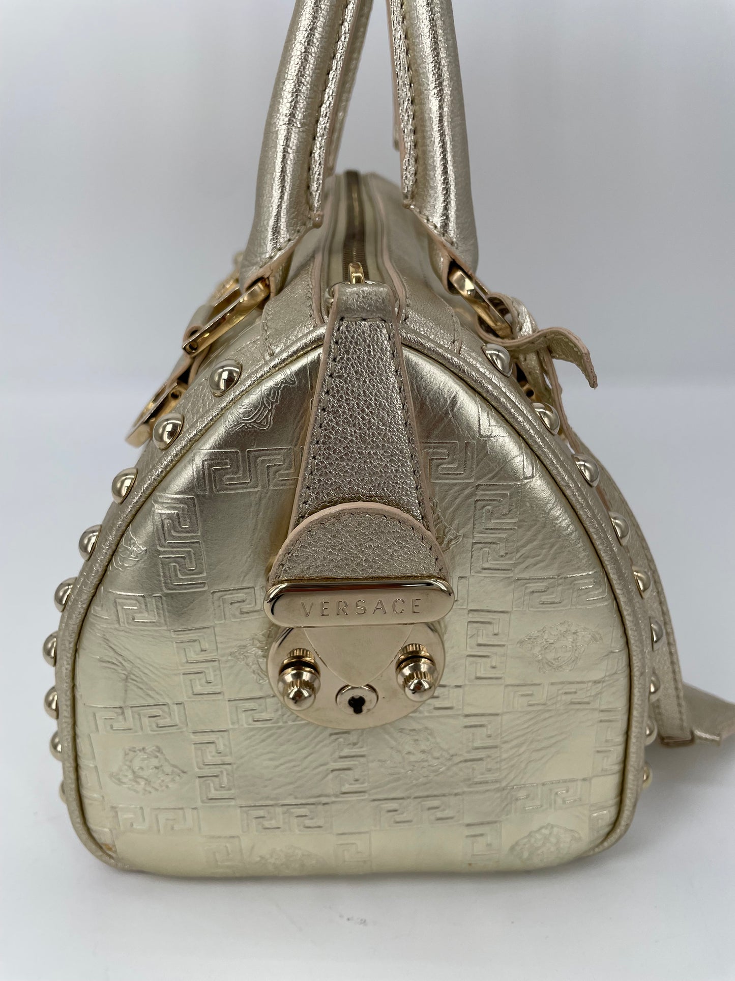 Preloved Vintage Versace Medusa Boston Bag