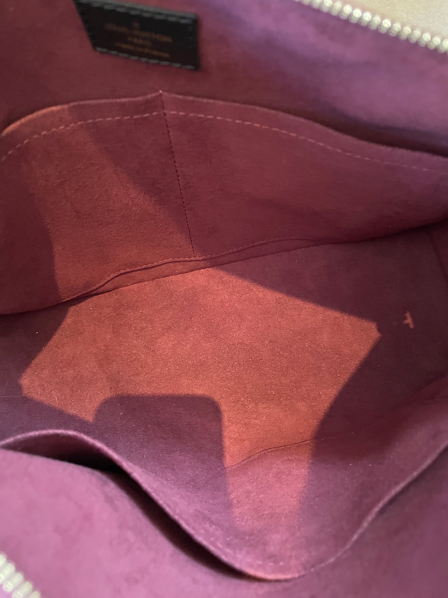 Preloved Louis Vuitton V Tote Bag with Long Strap, MM