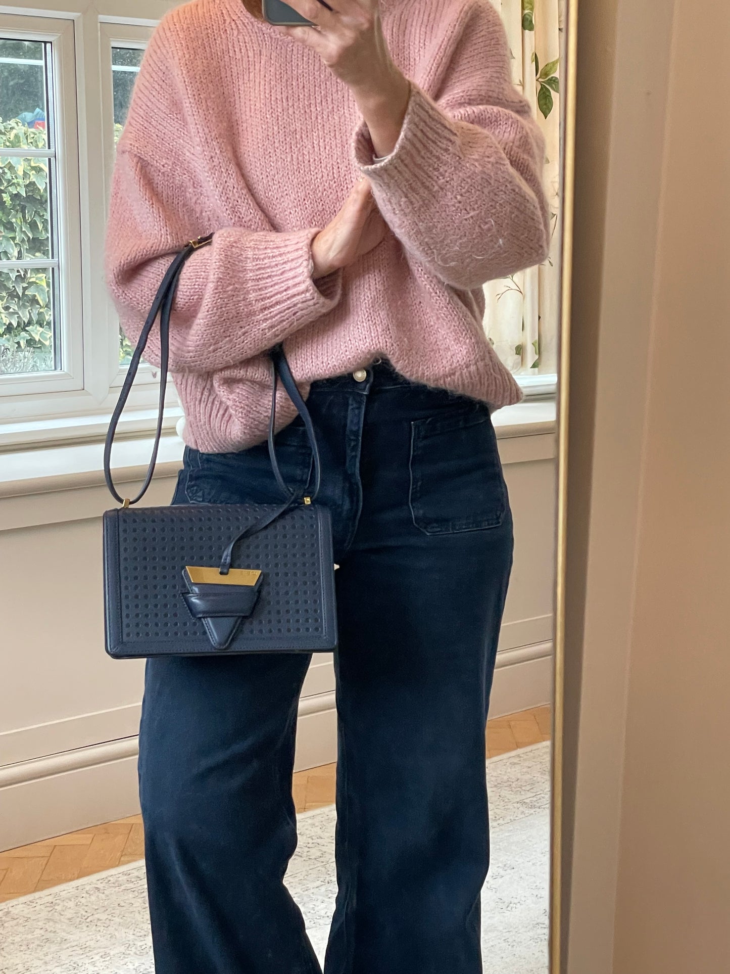 Preloved Loewe Barcelona Crossbody Bag, Medium