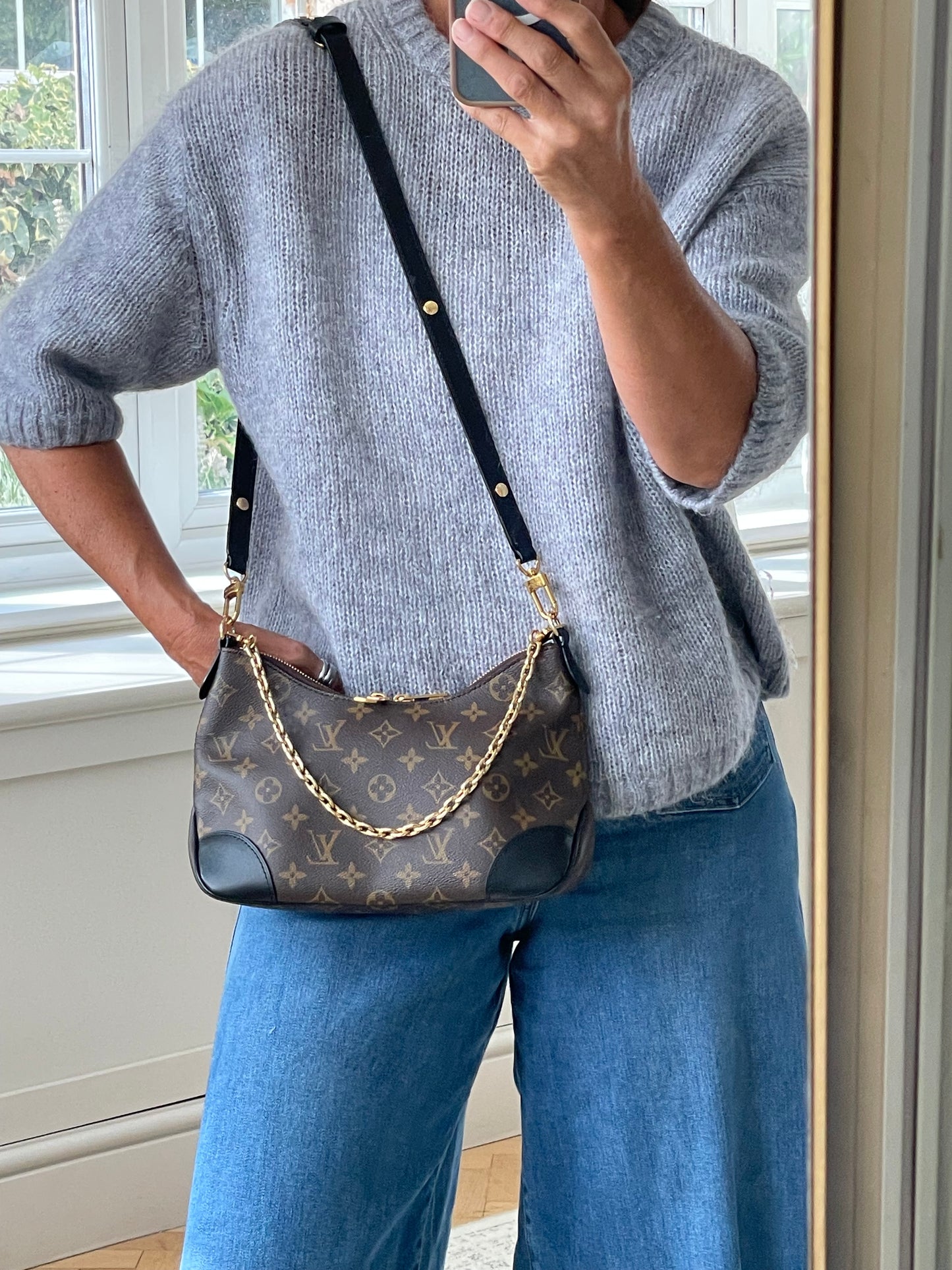 Preloved Louis Vuitton Boulogne NM PM Shoulder Bag