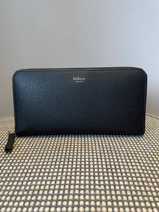 Preloved Mulberry Continental French Purse, Medium