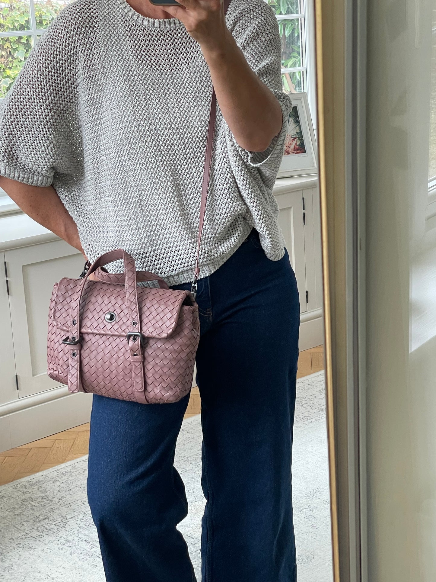 Preloved Bottega Veneta Two Way Satchel Bag