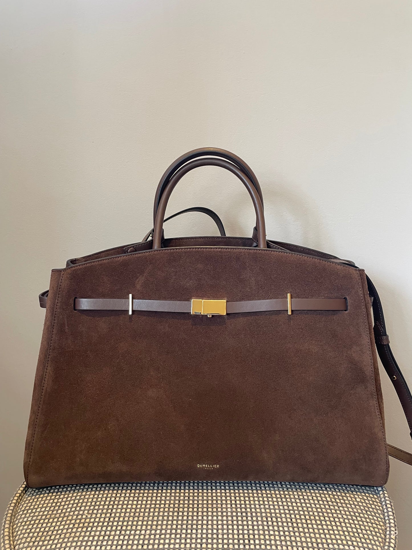 Preloved DeMellier Hudson Tote Bag with Long Strap, Large