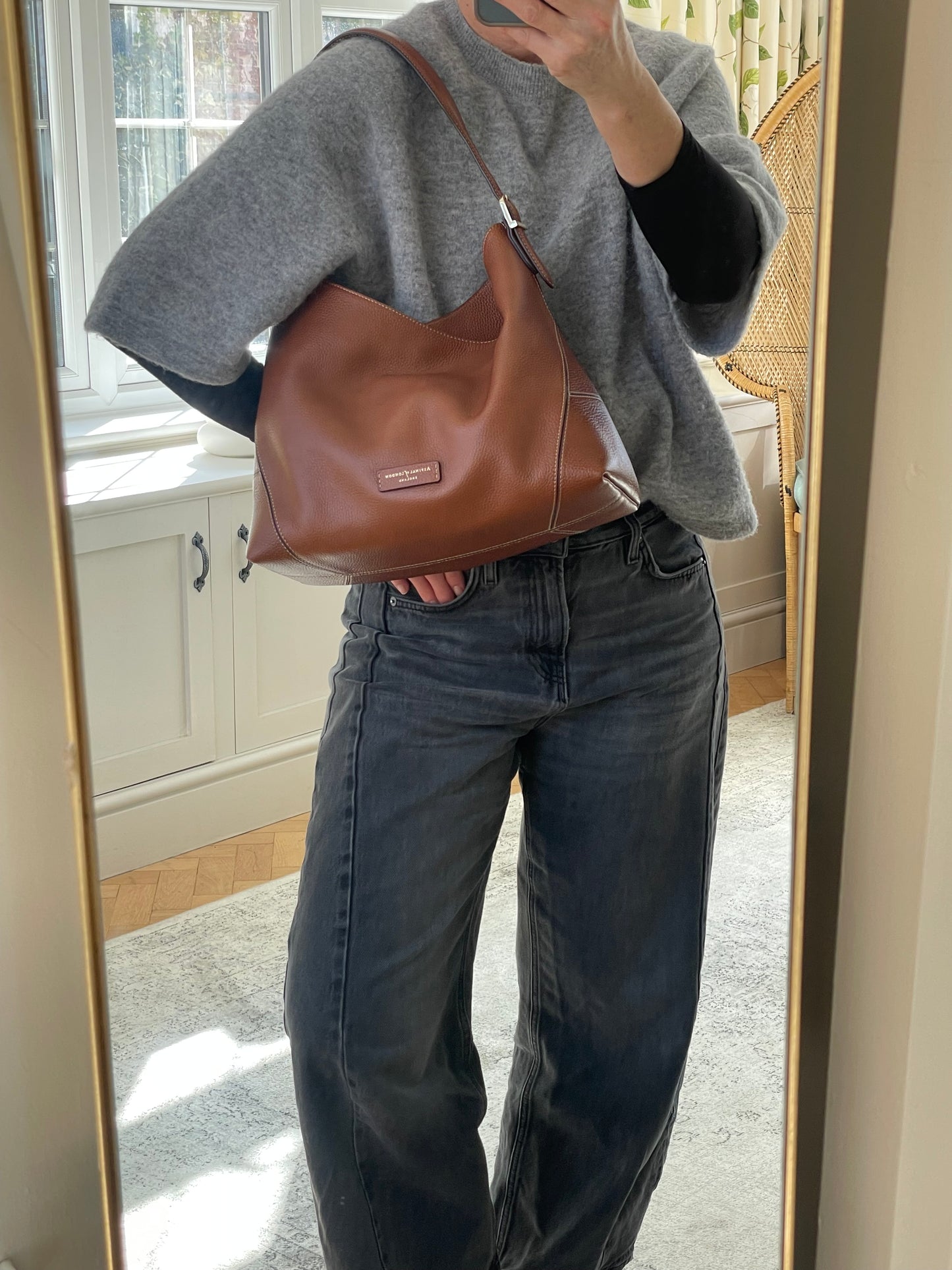 Preloved Aspinal of London Hobo Bag