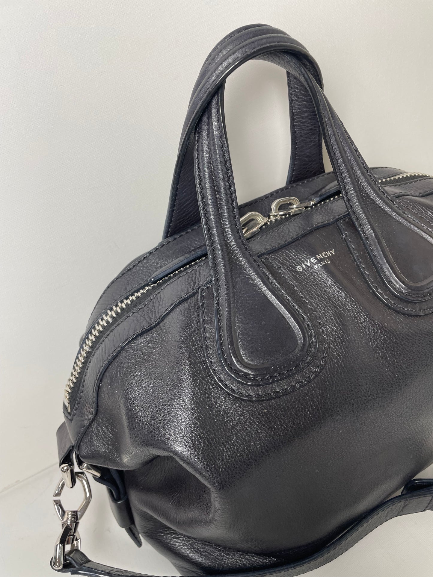 Preloved Givenchy Nightingale Shoulder Tote Bag, Small