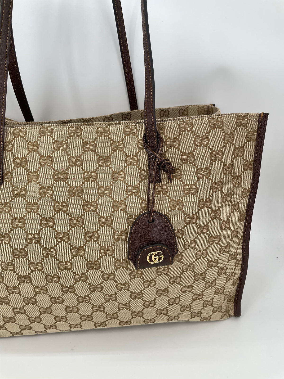 Preloved Gucci Londres Tote Bag, Large