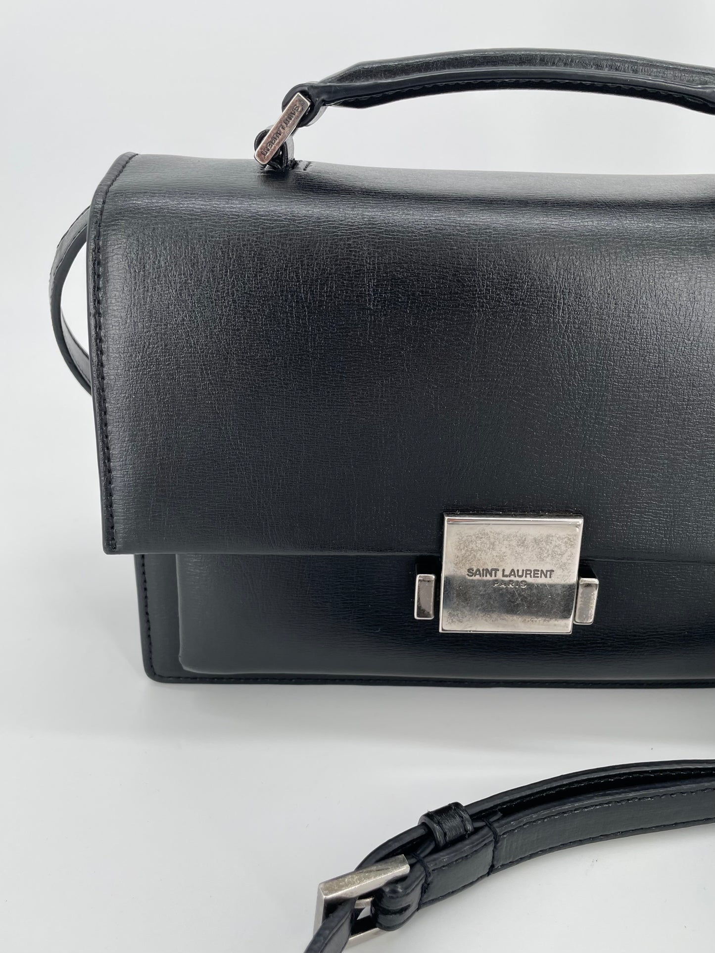 Preloved Saint Laurent Bellechasse Satchel Bag with Long Strap