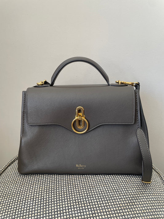 Preloved Mulberry Seaton Top Handle Satchel Bag, Small