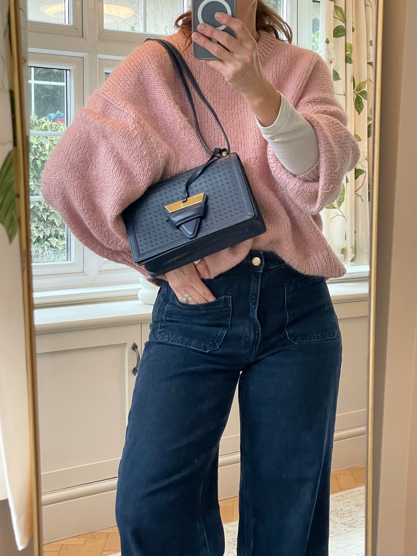 Preloved Loewe Barcelona Crossbody Bag, Medium