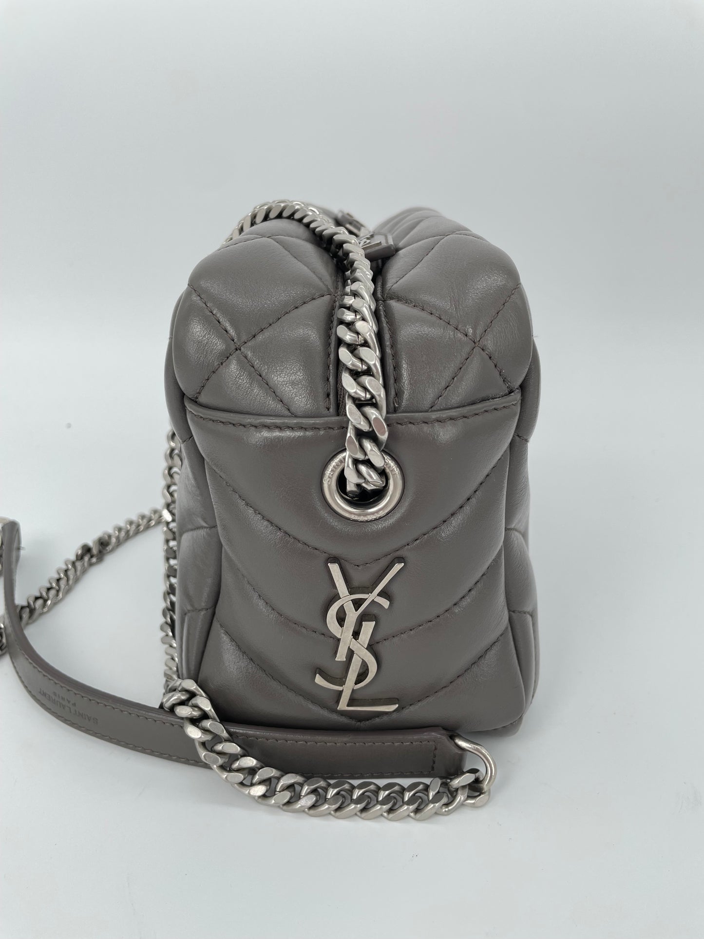 Preloved Saint Laurent Loulou Bowling Bag, Small