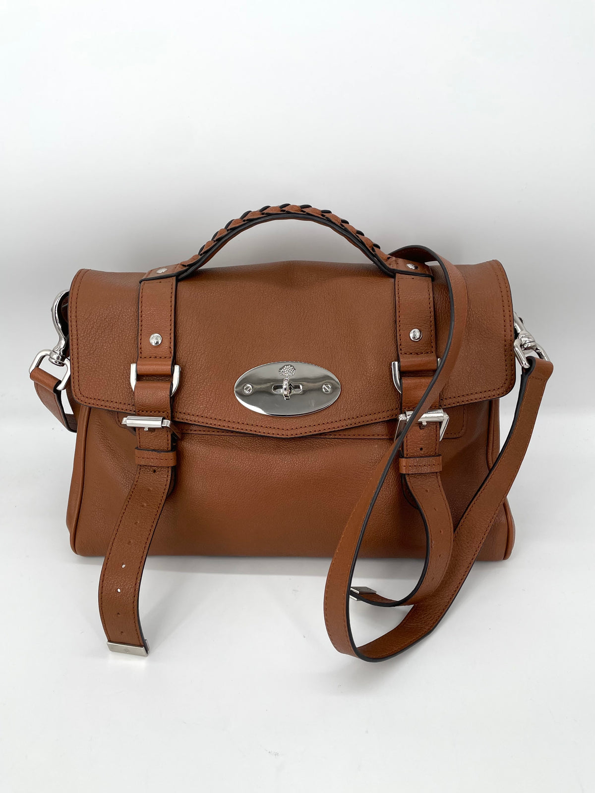 Preloved Mulberry Alexa Satchel Bag, Medium
