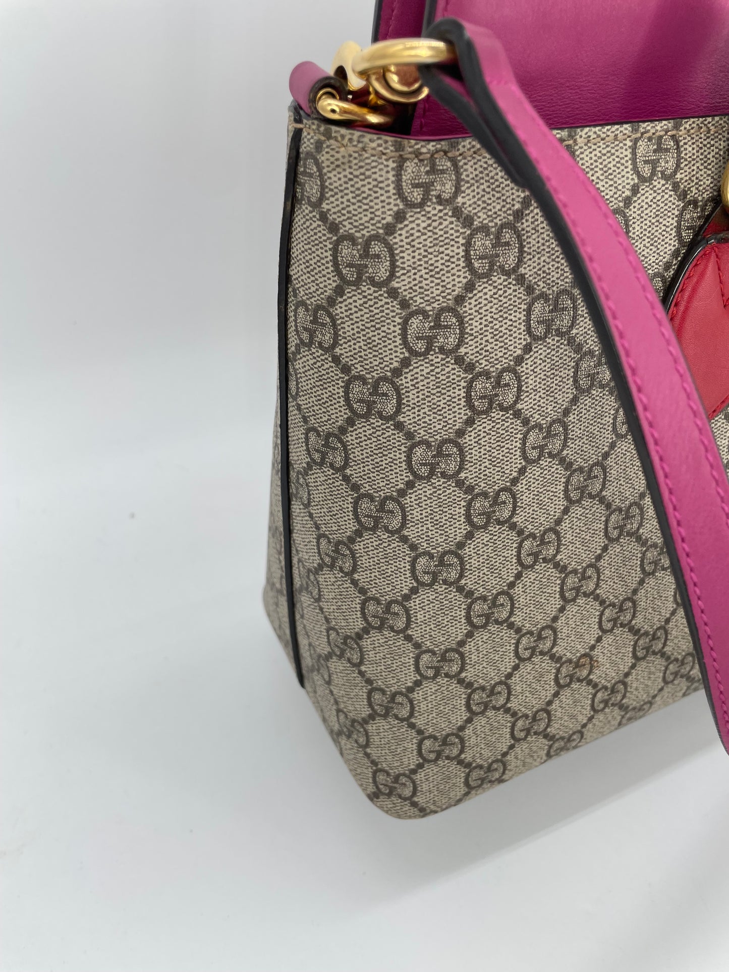 Preloved Gucci Supreme Monogram Tote Bag