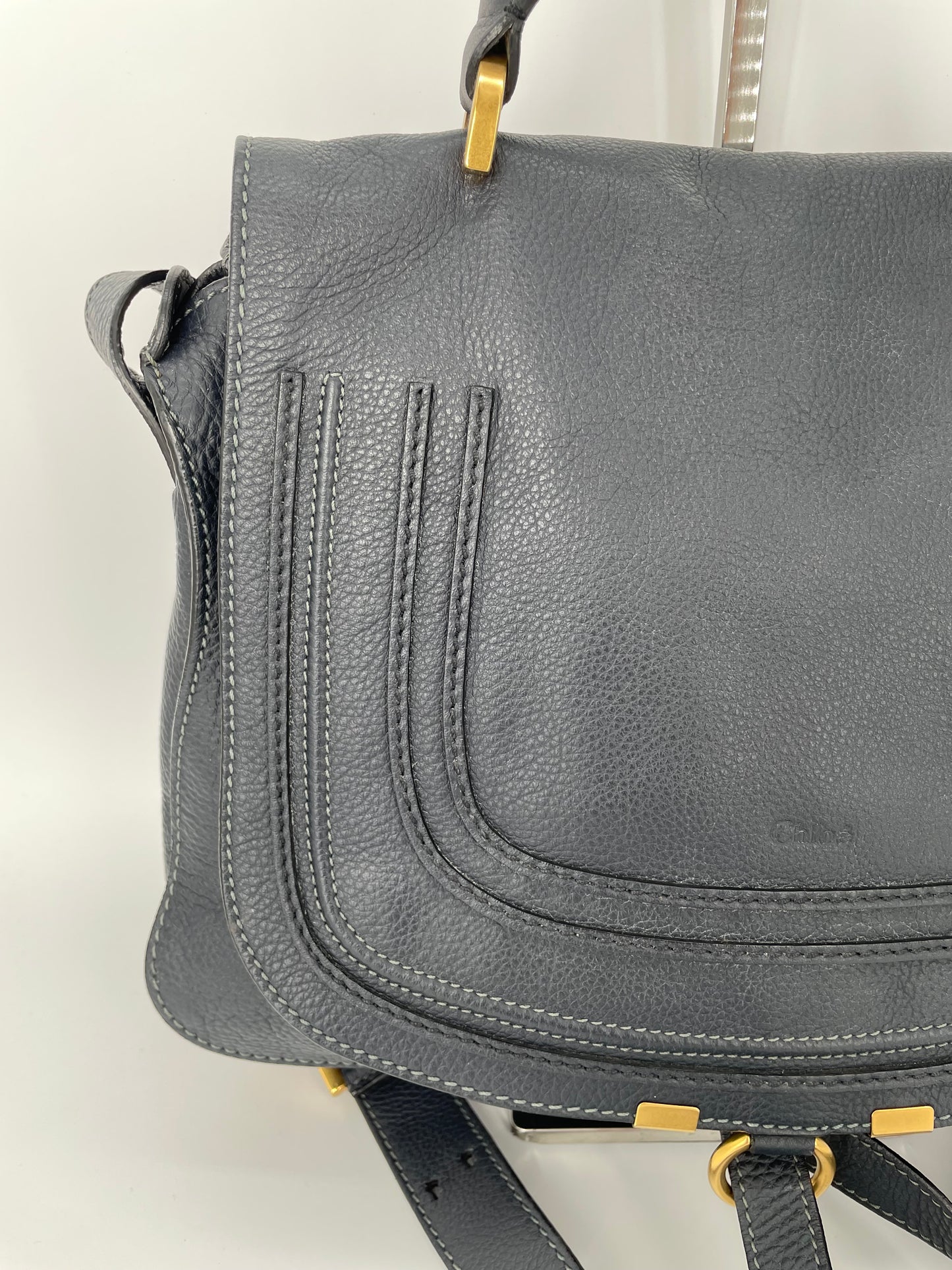 Preloved Chloe Marcie Top Handle Satchel Bag, Medium