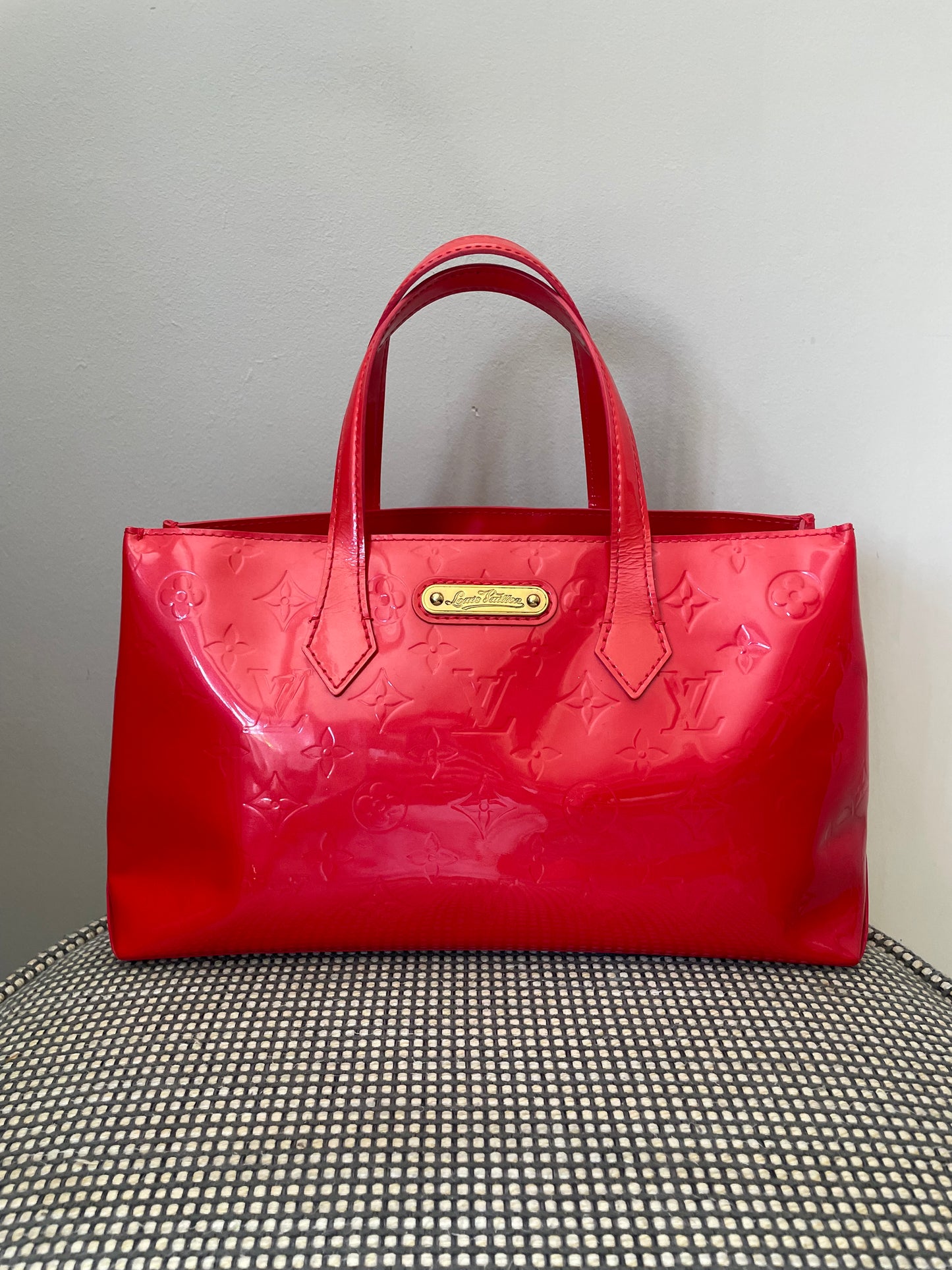 Preloved Louis Vuitton Wilshire Top Handle Tote Bag