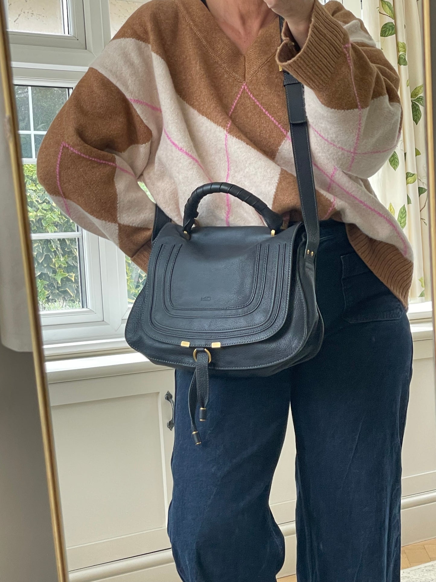 Preloved Chloe Marcie Top Handle Satchel Bag, Medium