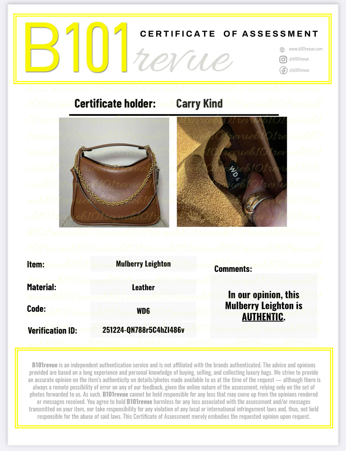 Preloved Mulberry Leighton Shoulder Bag, Medium