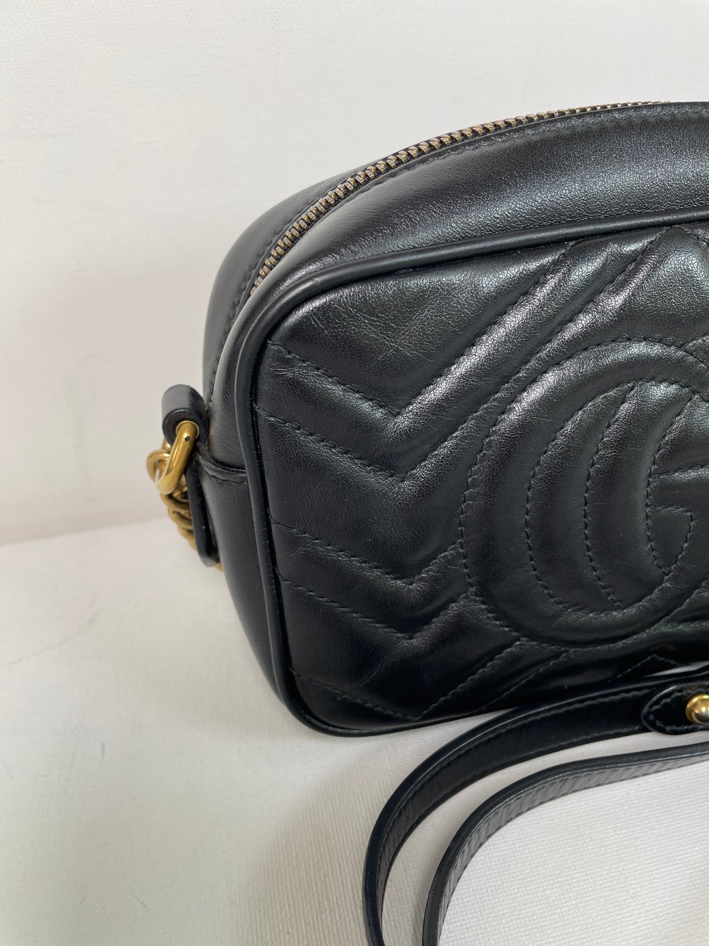 Preloved Gucci Marmont Crossbody Camera Bag, Mini