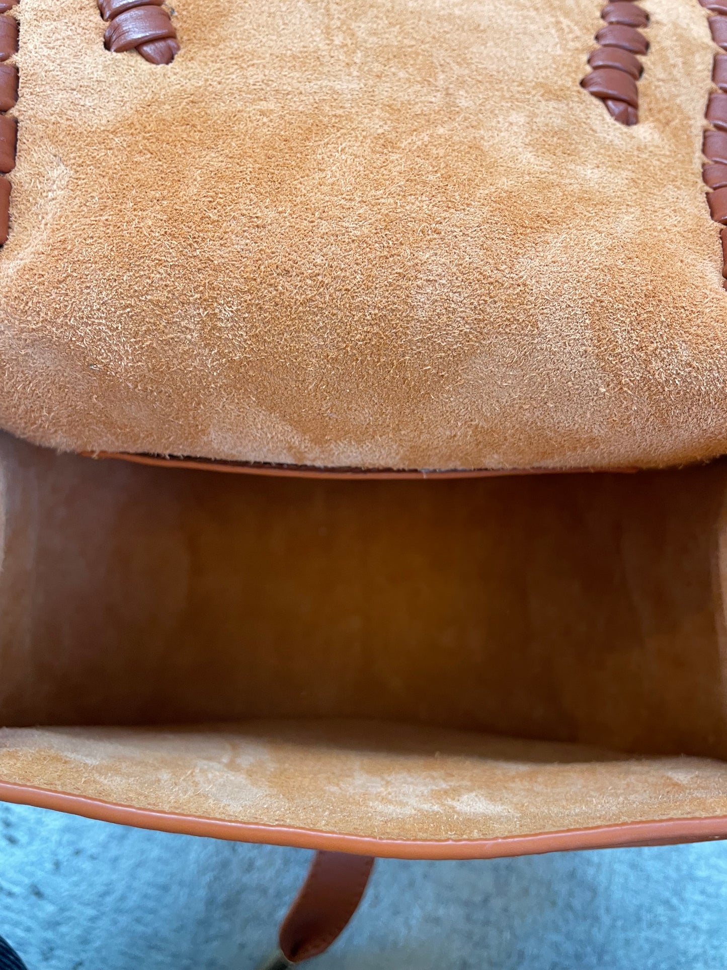 Preloved Chloe Marcie Oversized Stitched Crossbody Bag, Small