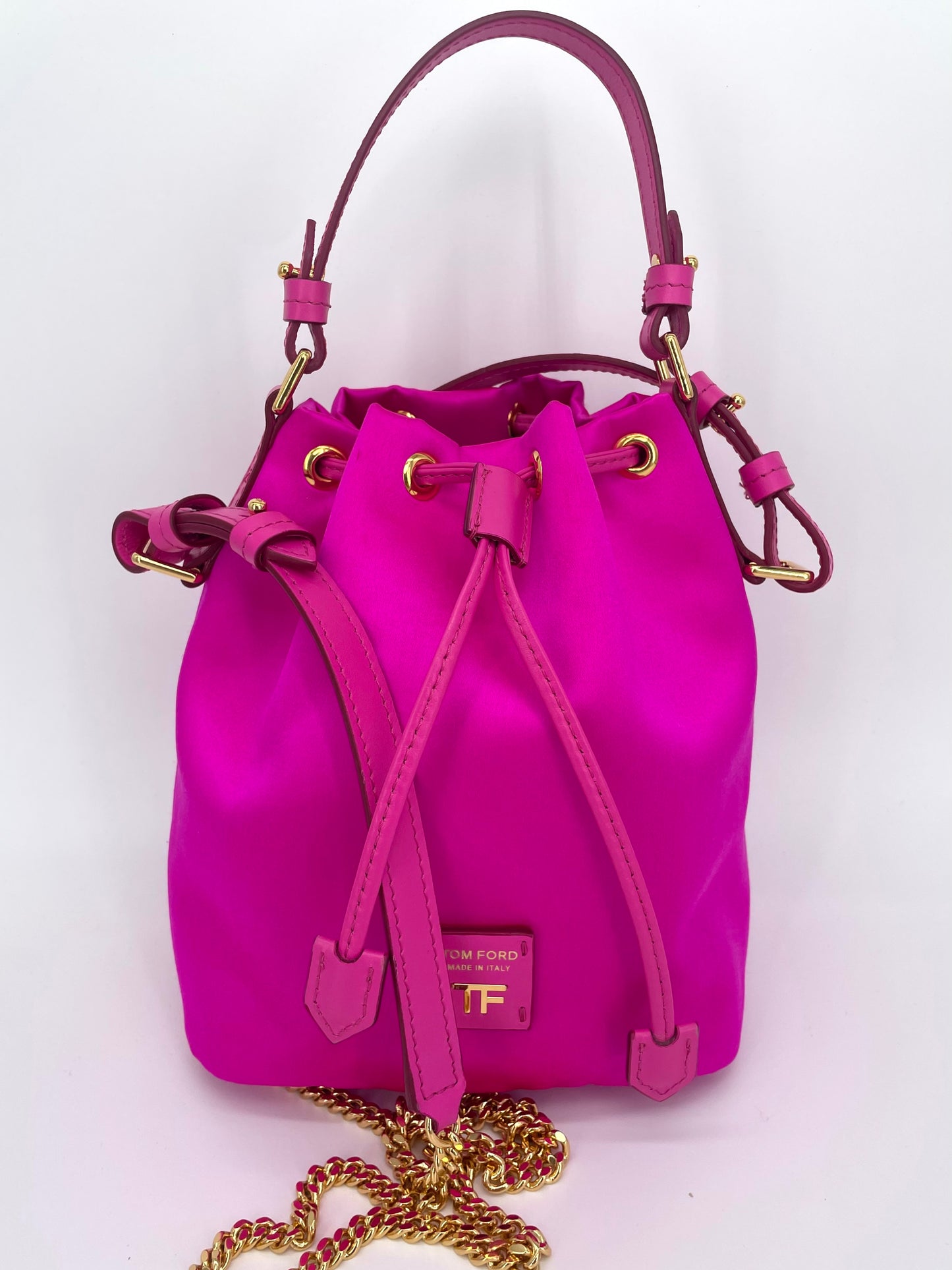 Preloved Tom Ford Disco Two Way Bucket Bag, Small