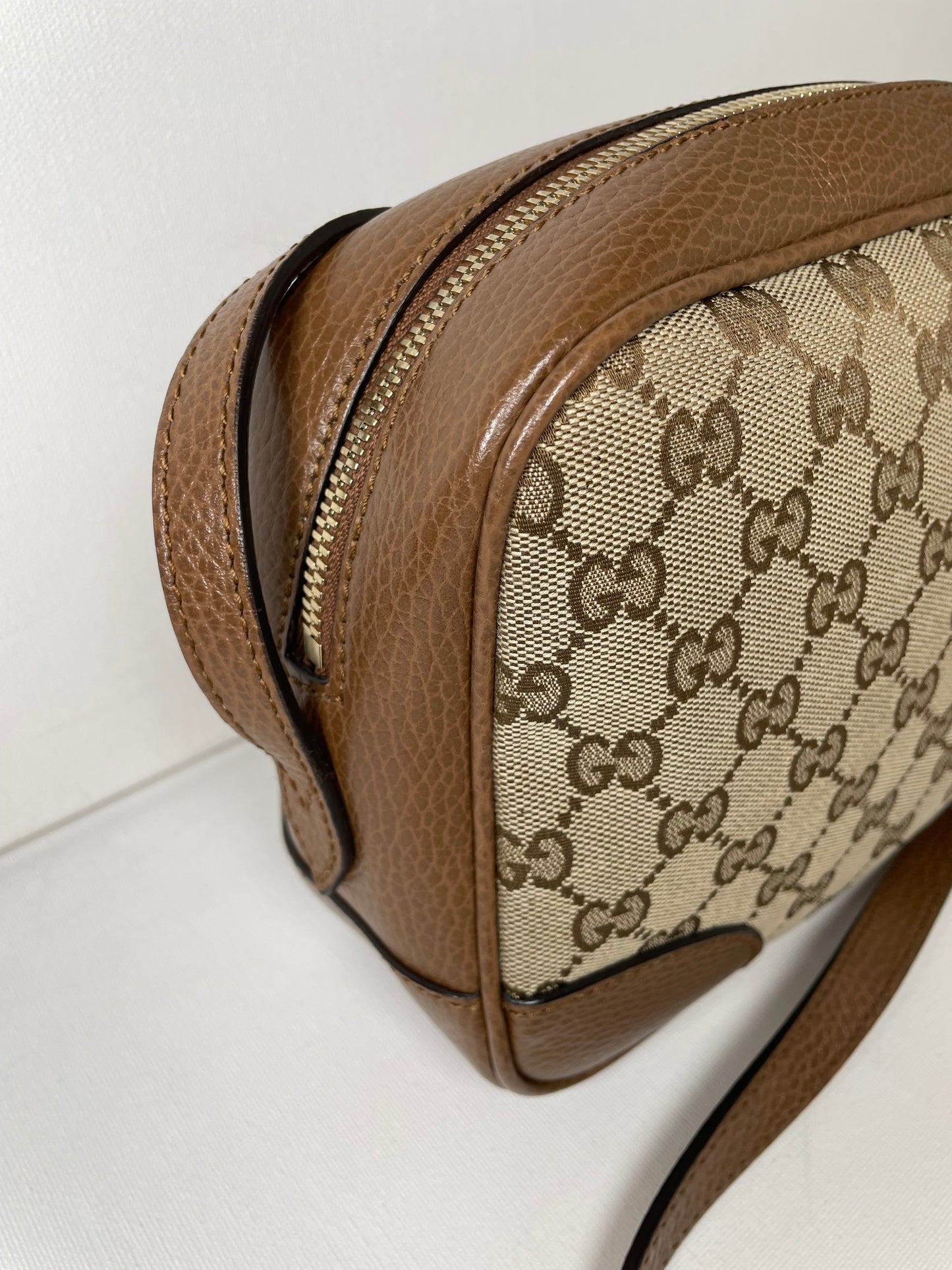 Preloved Gucci Bree Monogram Crossbody Bag