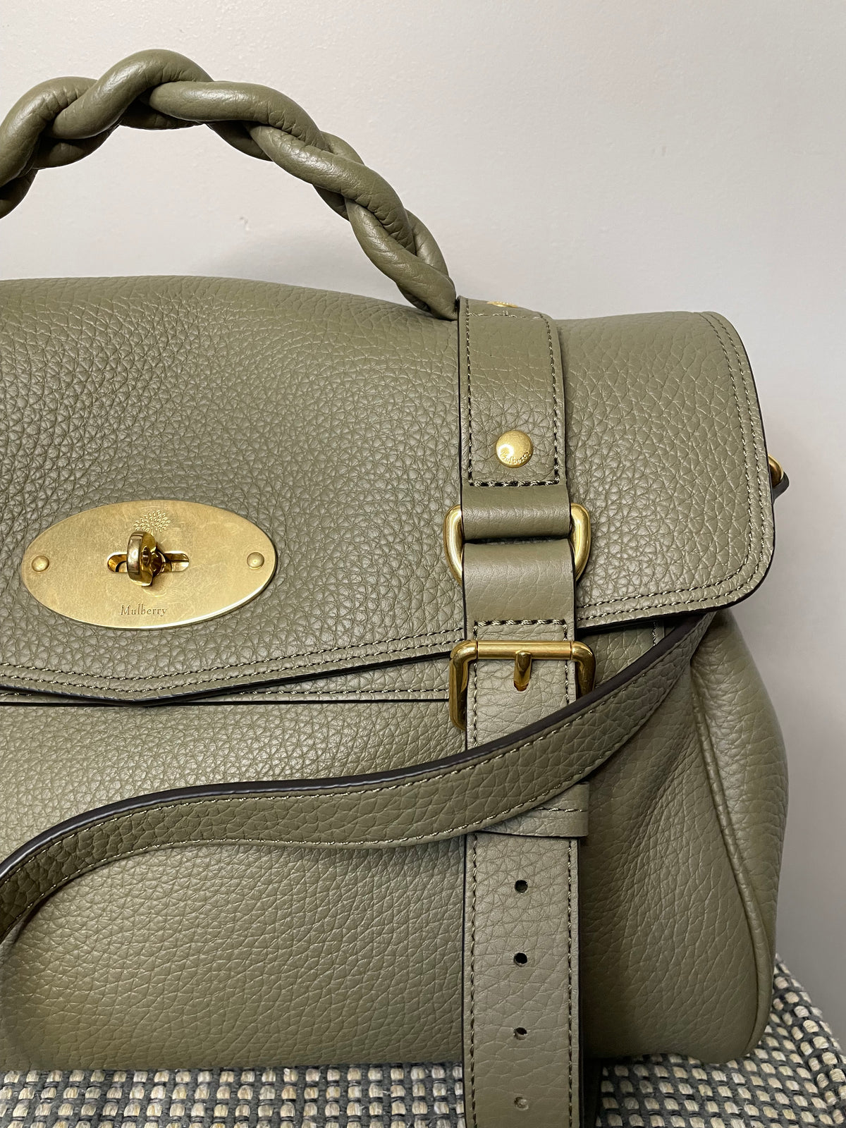 Preloved Mulberry Alexa Satchel Bag, Regular