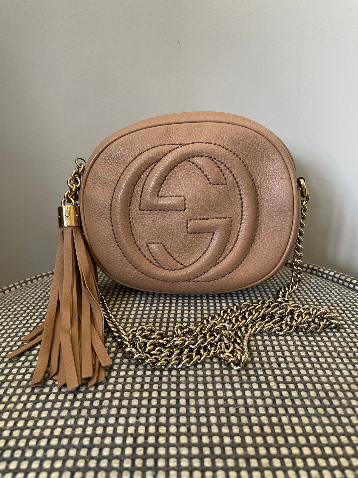 Preloved Gucci Soho Chain Crossbody Bag, Mini